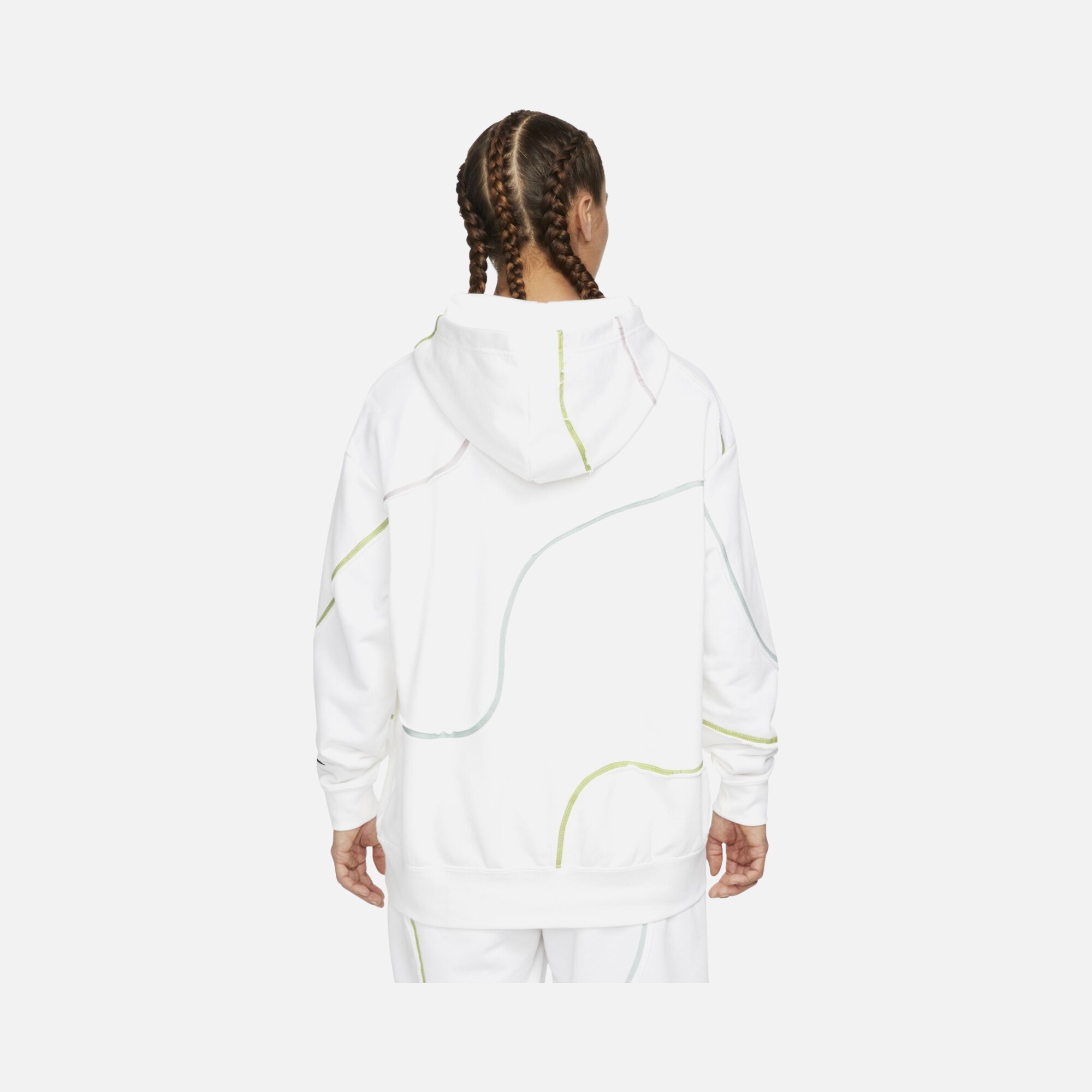 Nike Sportswear Fleece Swirl Oversized Hoodie Kadın Sweatshirt