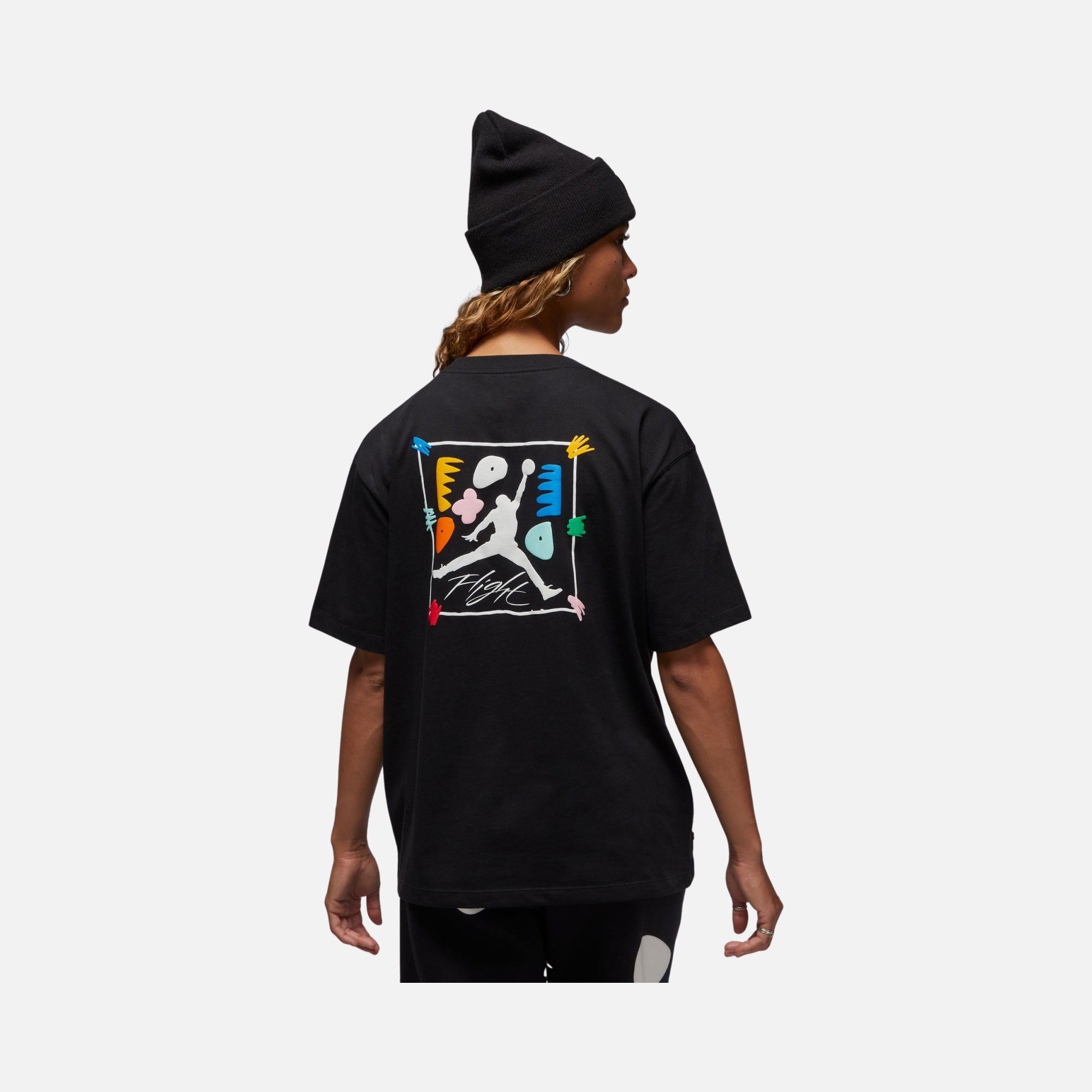 Nike Jordan Flight Graphics Artist Series by Mia Lee Short-Sleeve Kadın Tişört