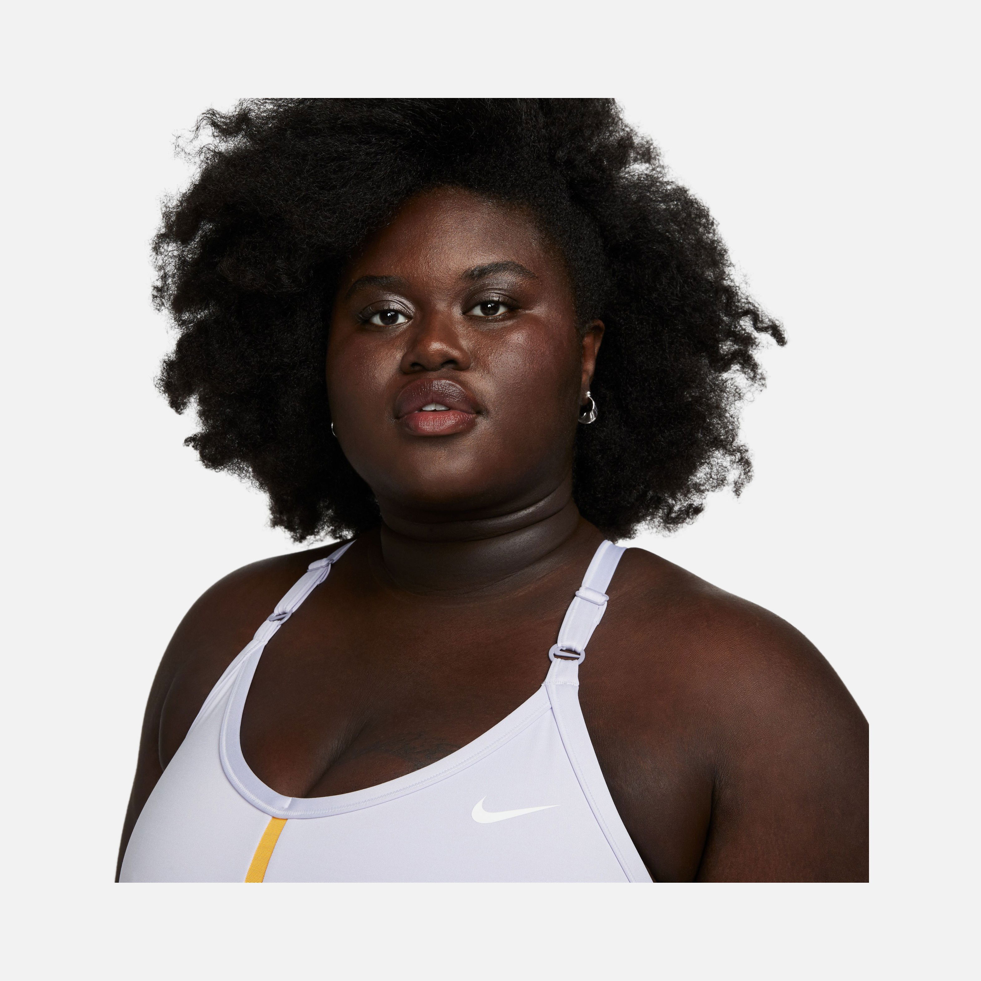 Nike Dri-Fit Indy Light-Support Padded V-Neck (Plus-Size) Kadın Bra