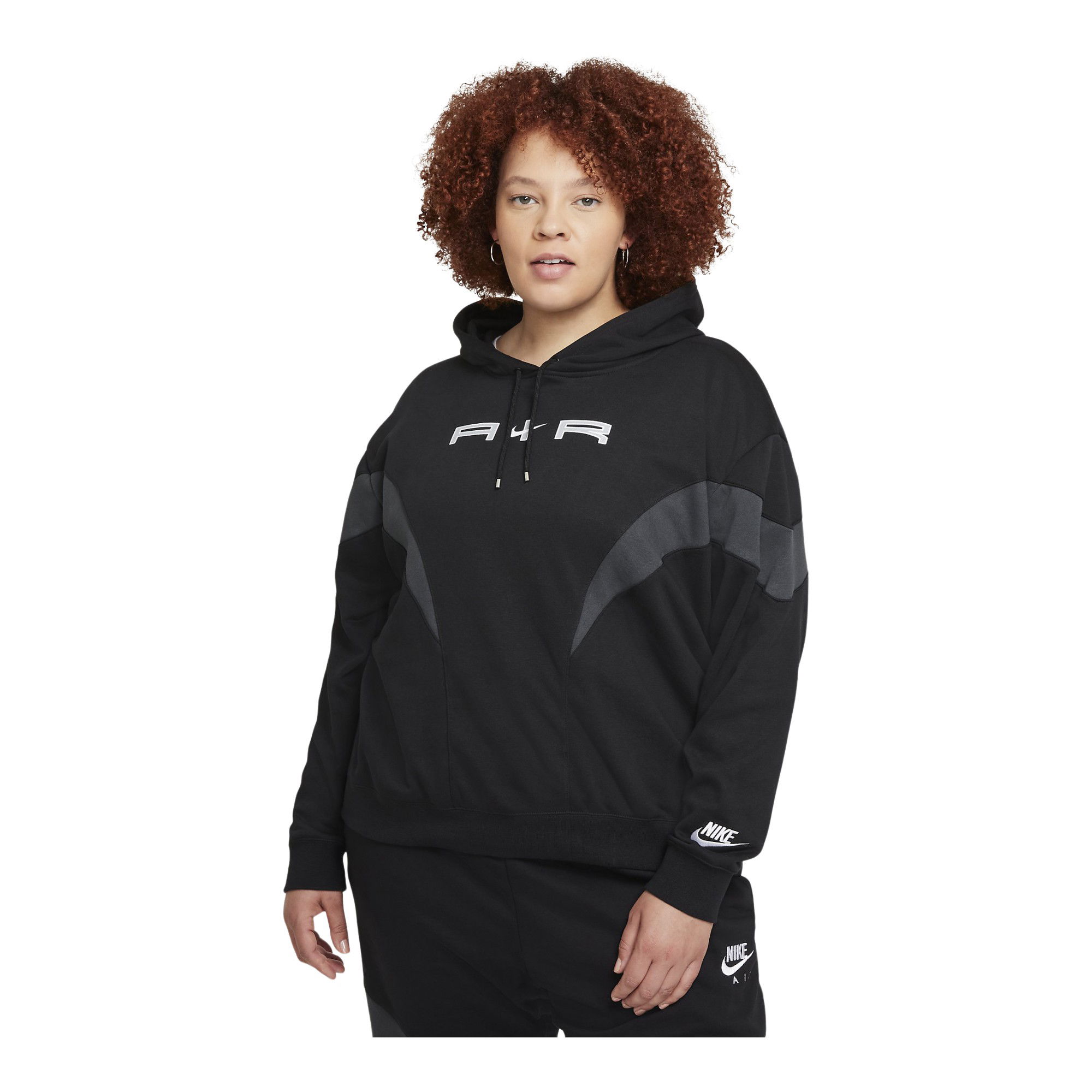 Nike Sportswear Air Fleece Graphic Hoodie (Plus-Size) Kadın Sweatshirt