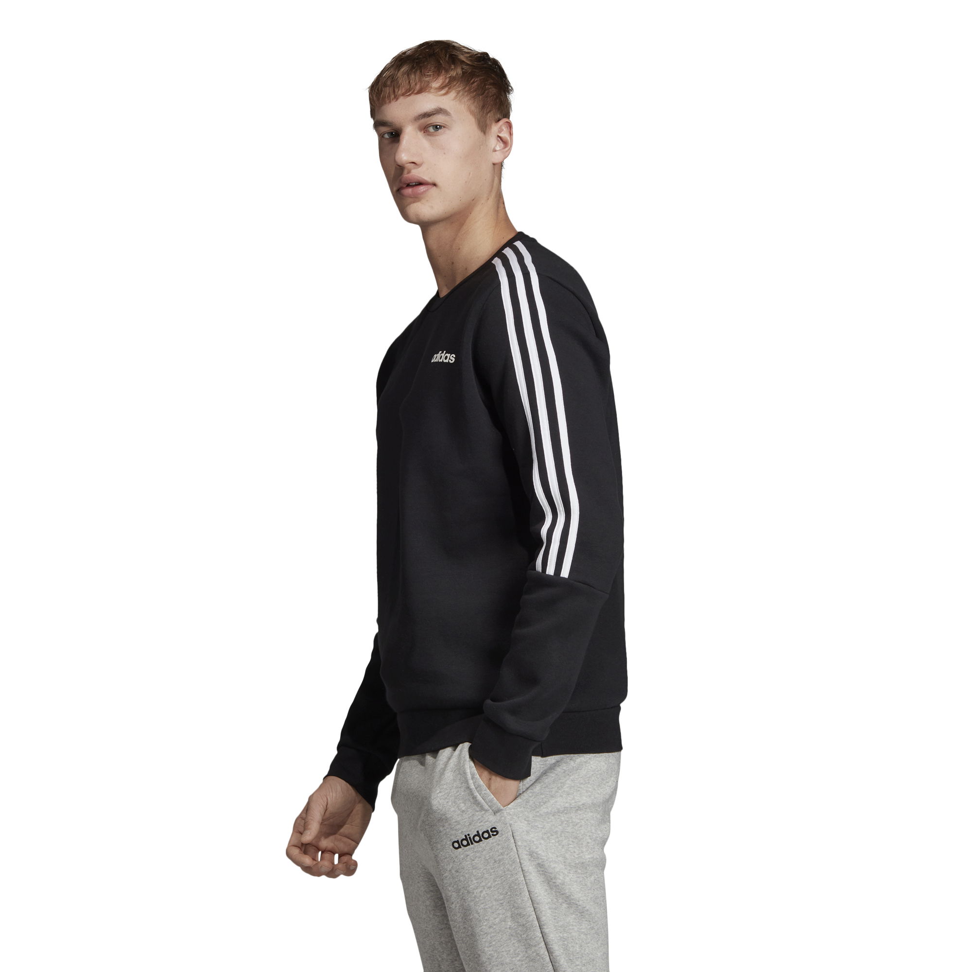 adidas 3-Stripes Crew Erkek Sweatshirt