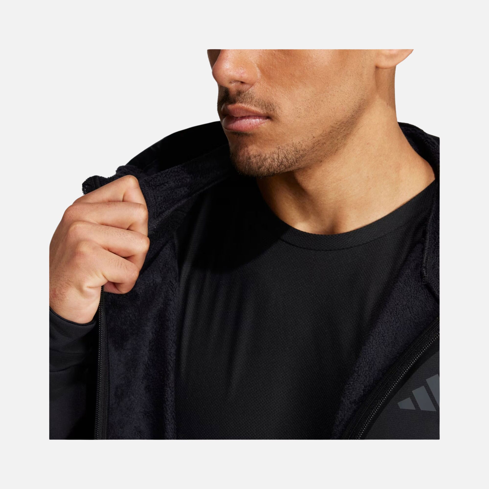 adidas Train Designed For Training Full-Zip Erkek Sweatshirt