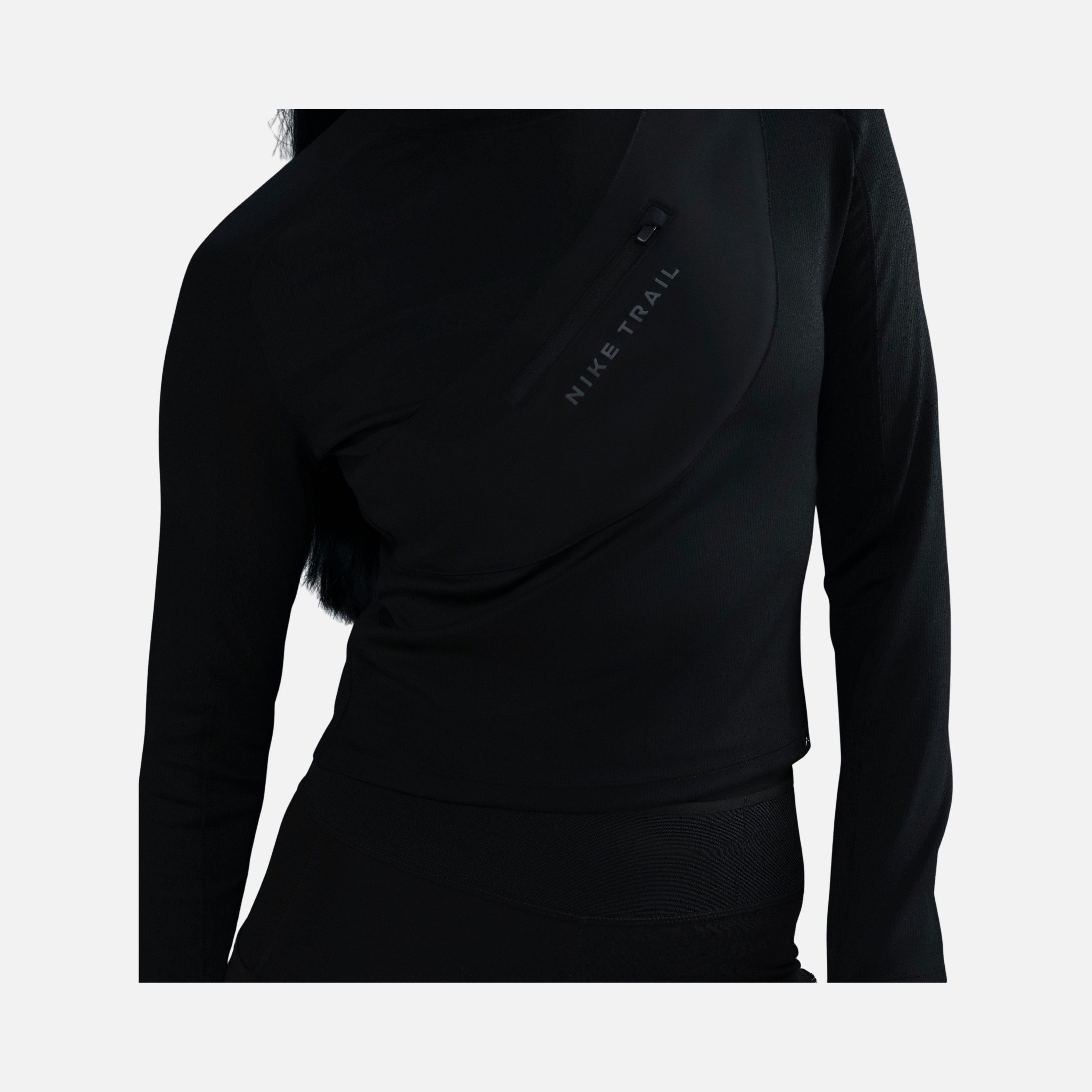 Nike Dri-Fit Long-Sleeve Pocket Running Long-Sleeve Kadın Tişört