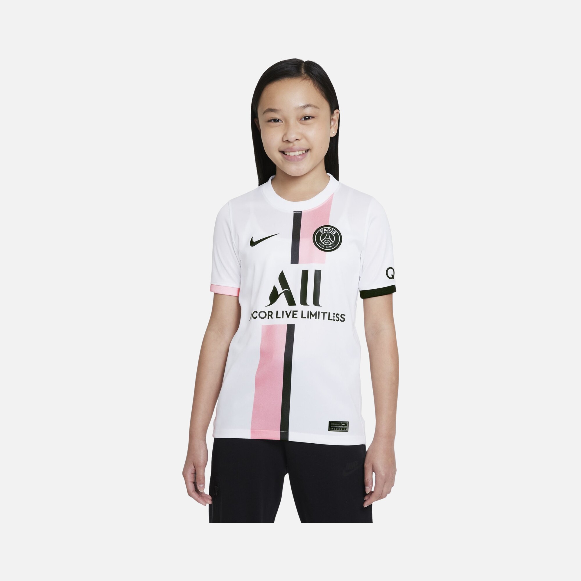 Nike Paris Saint-Germain 2021-2022 Stadyum Deplasman Çocuk Forma