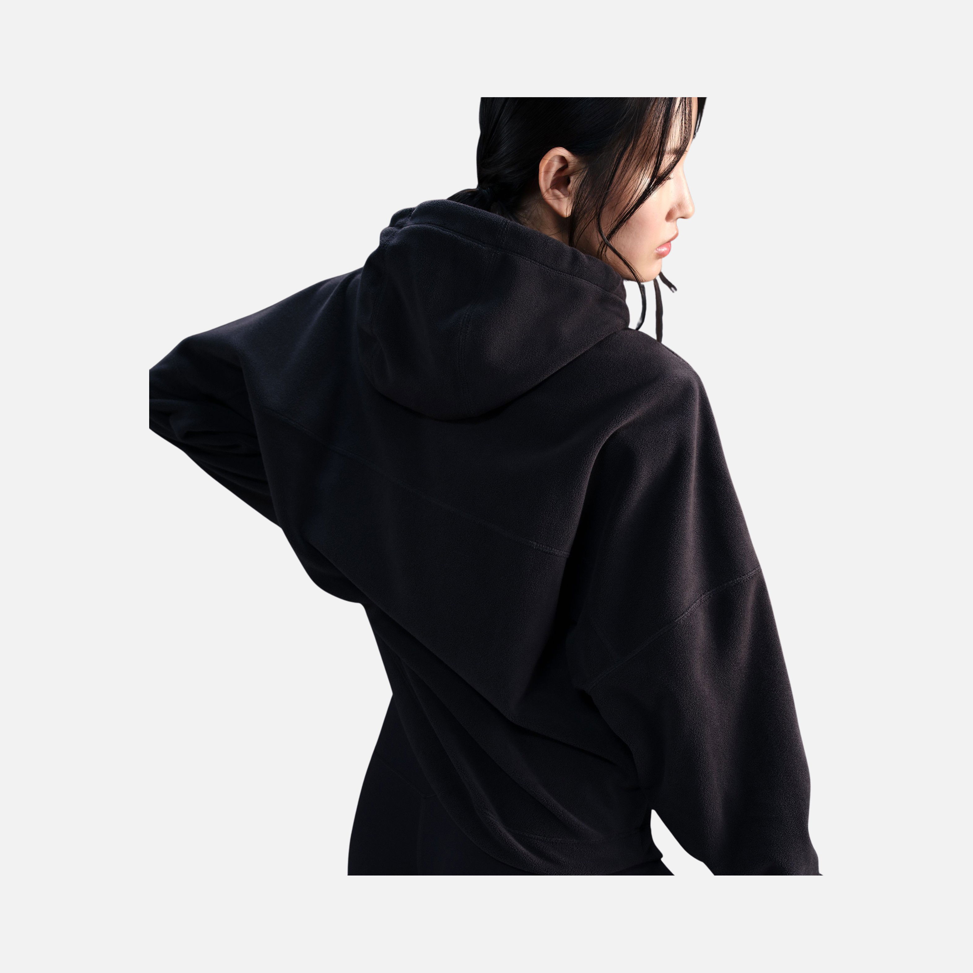 Nike One Oversized Therma-Fit Pullover Fleece Hoodie Training Kadın Sweatshirt