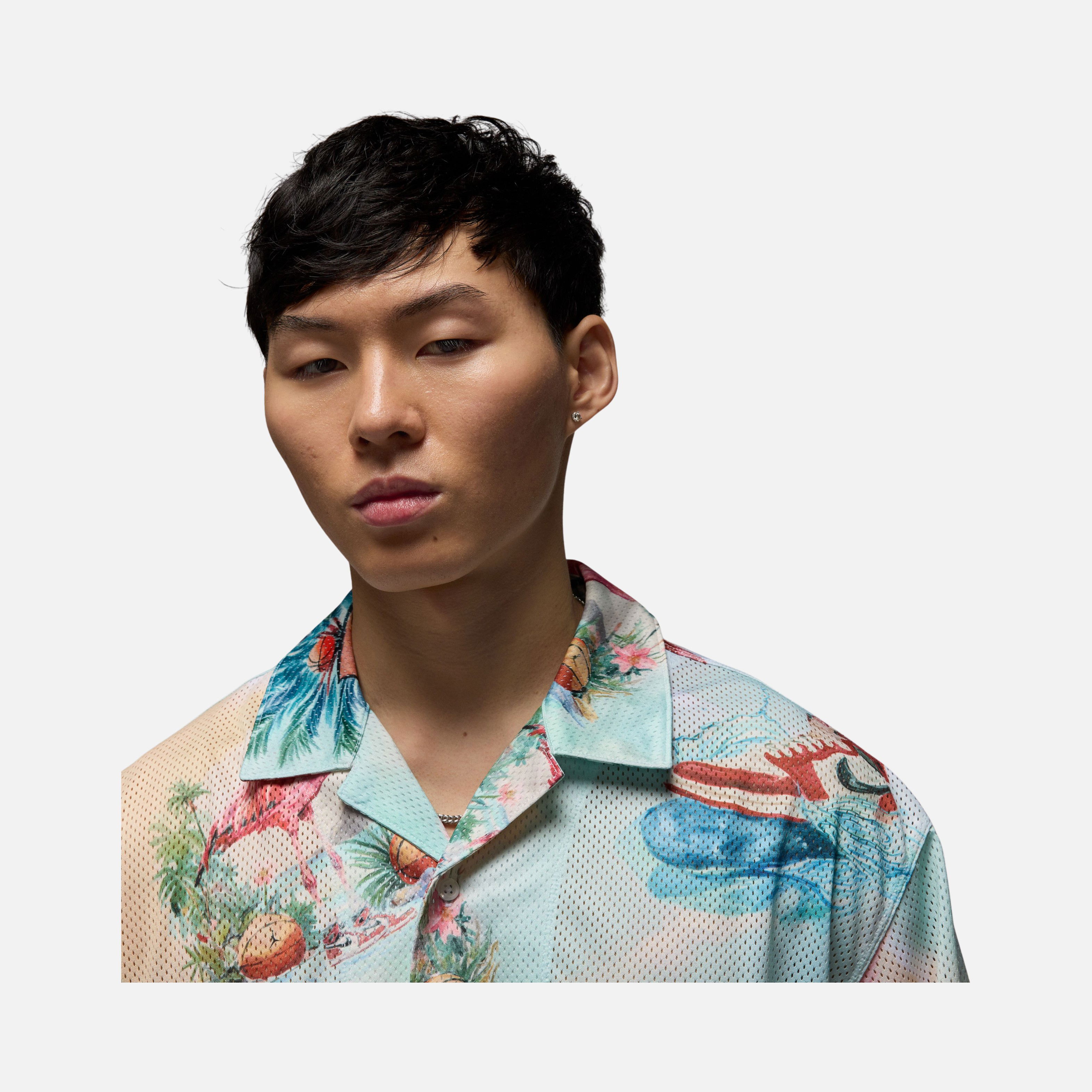 Nike MJ Ess Smr Pk Aop Camp Top Tişört