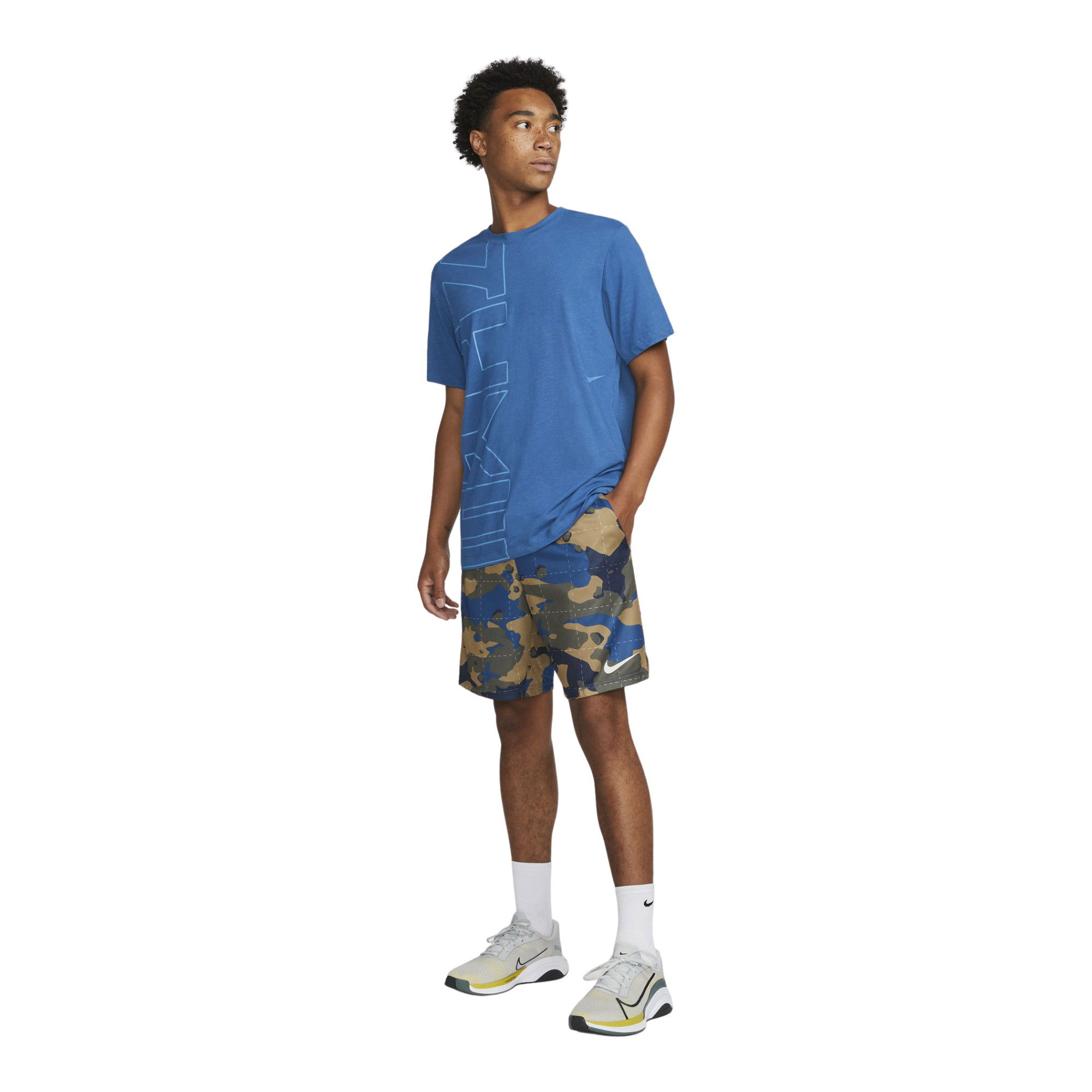 Nike Dri-Fit Camouflage All Over Print 5.0 Training Erkek Şort