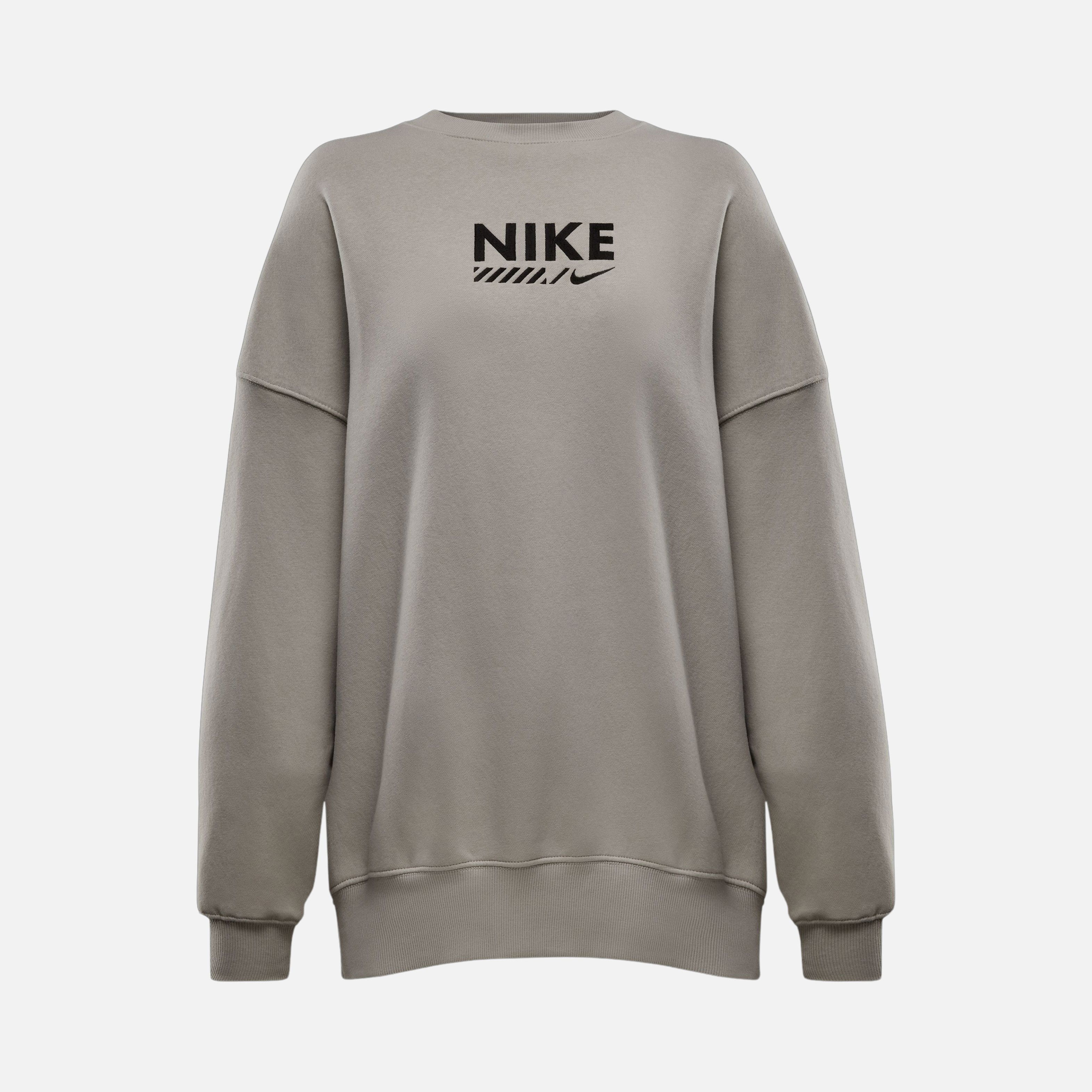 Nike Sportswear Gel Oversized Fleece Crew-Neck Kadın Sweatshirt