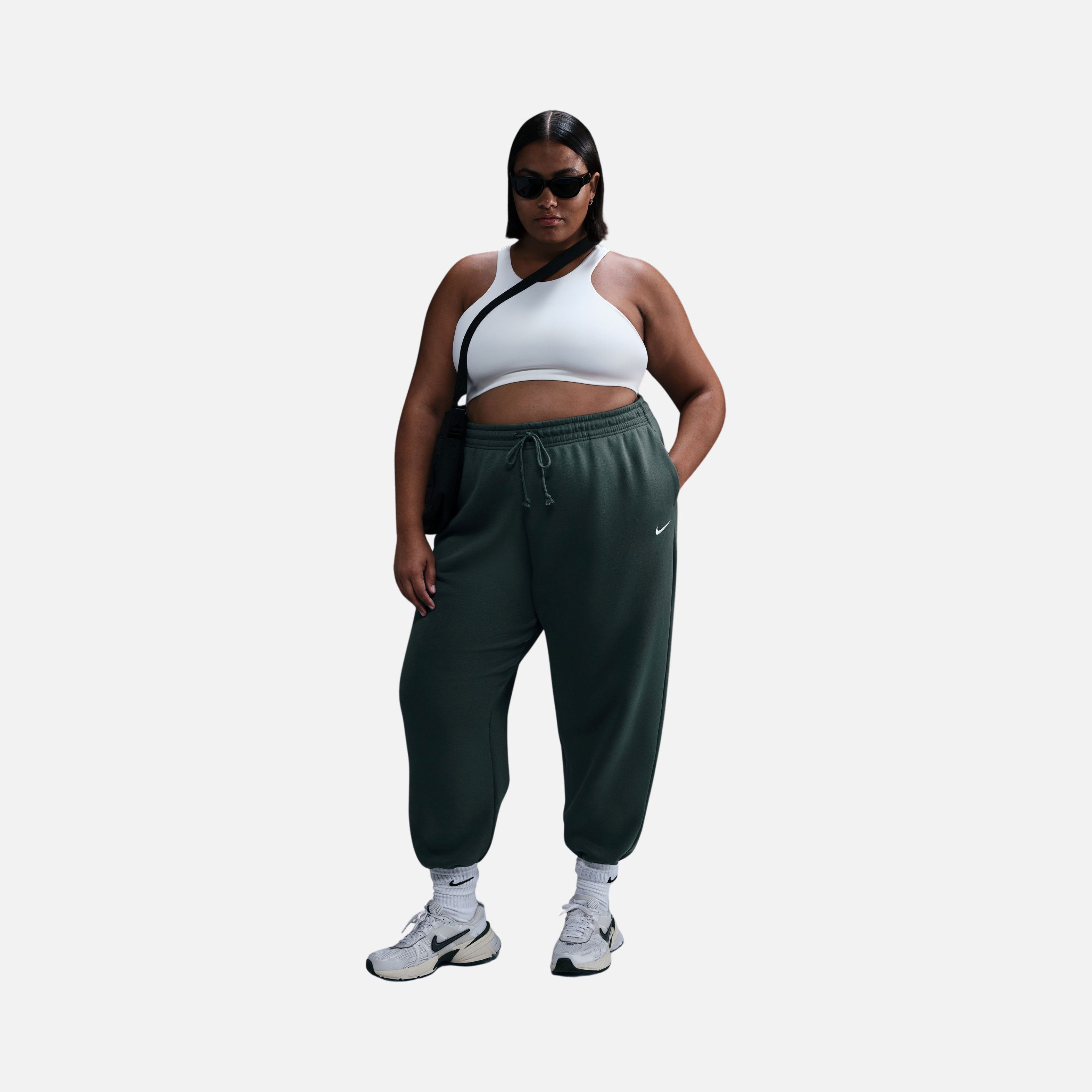 Nike Sportswear Phoenix Fleece High-Waisted Oversized CO (Plus Size) Kadın Eşofman Altı