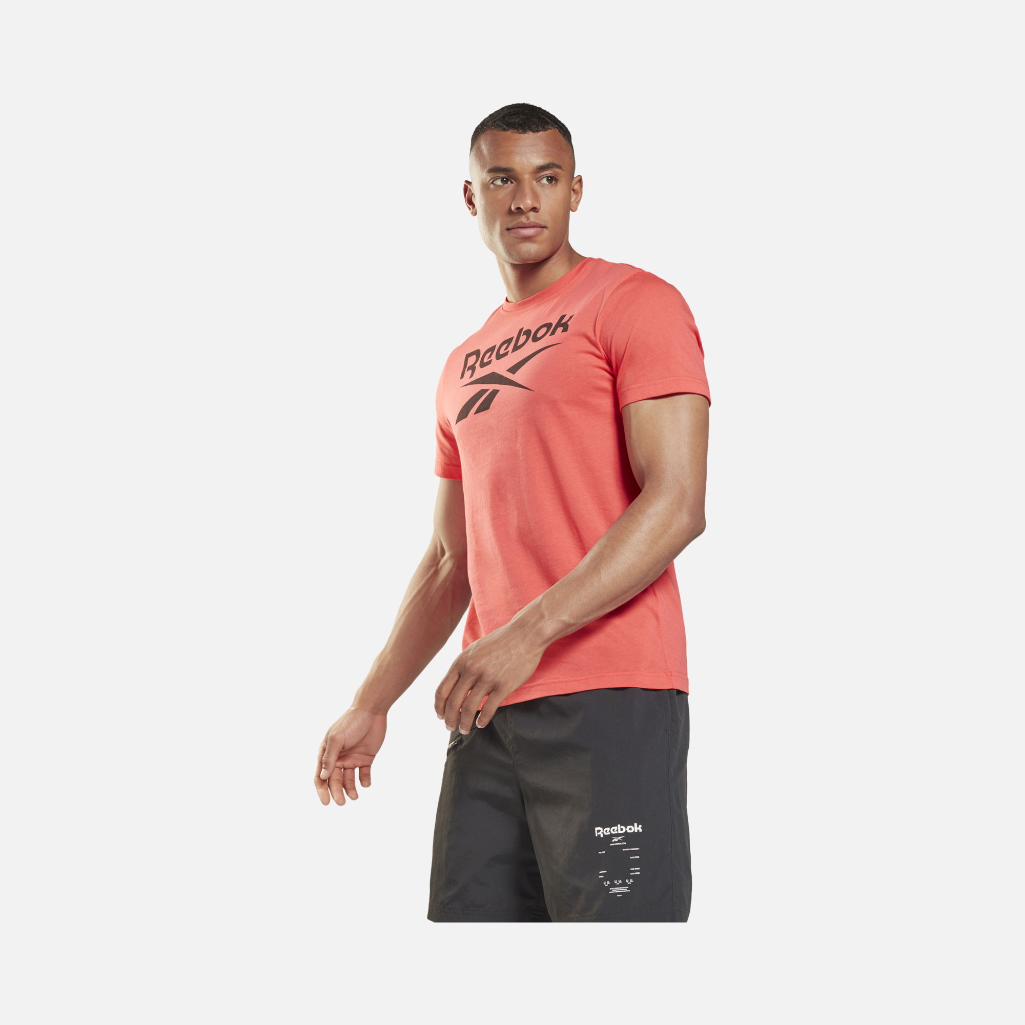 Reebok Graphic Series Stacked Short-Sleeve Erkek Tişört