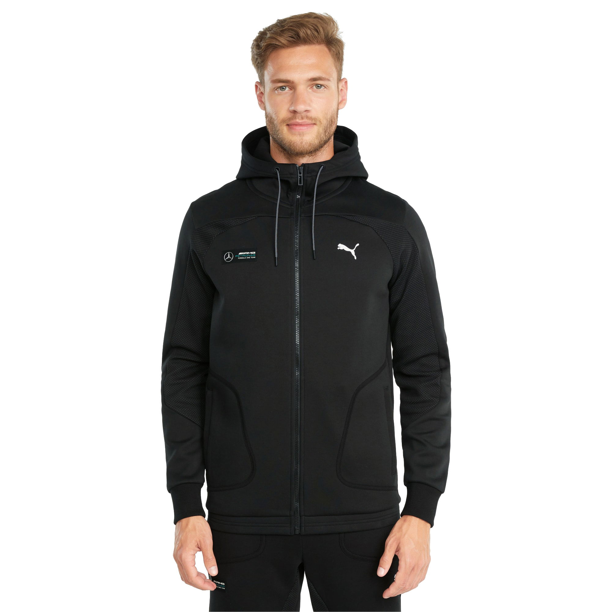 Puma Mercedes AMG Petronas Full Zip Hoodie Erkek Sweatshirt