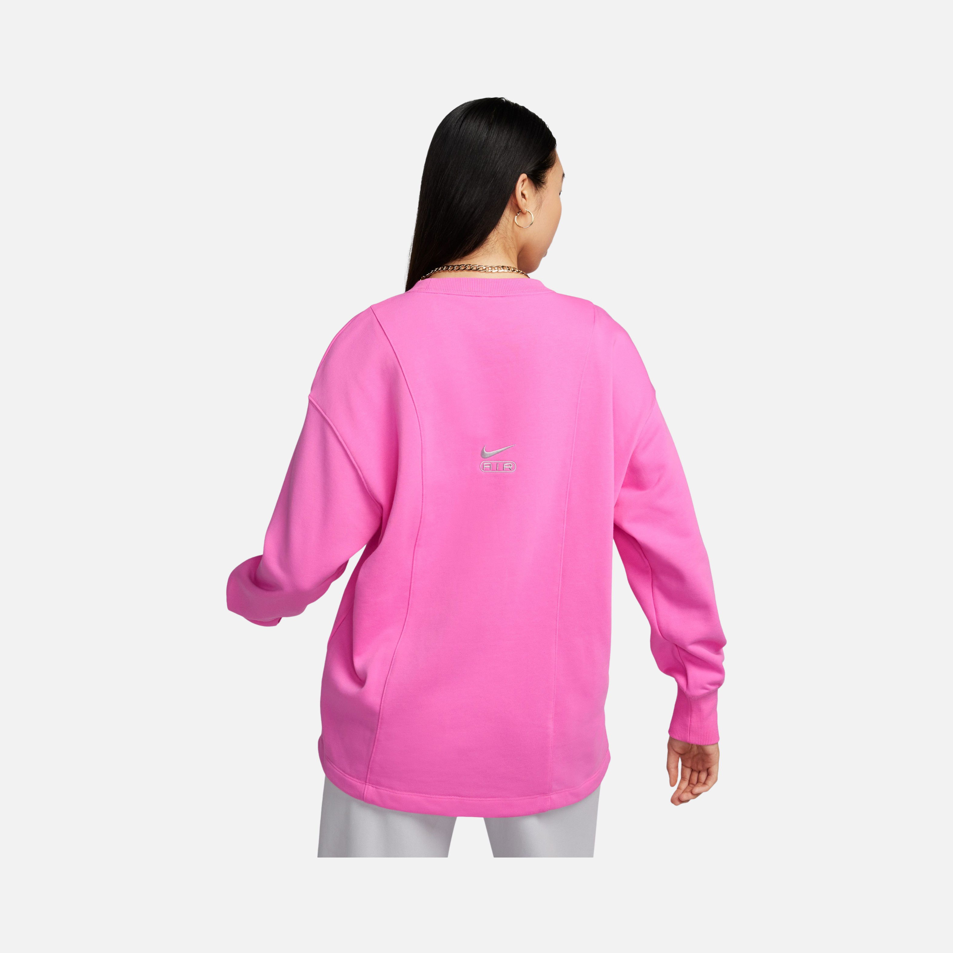 Nike Air Over-Oversized Crew-Neck French Terry ''Adjustable Waist Cord'' Kadın Sweatshirt