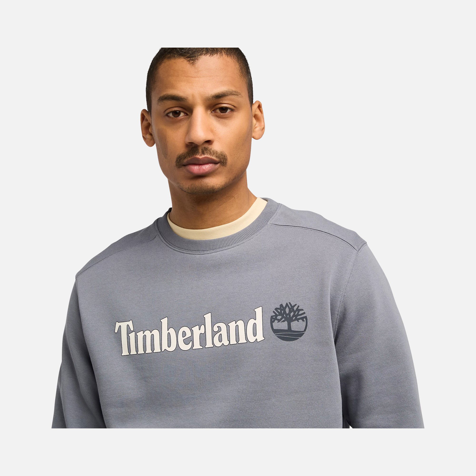 Timberland Kennebec River Linear Logo Crew Neck Erkek Sweatshirt