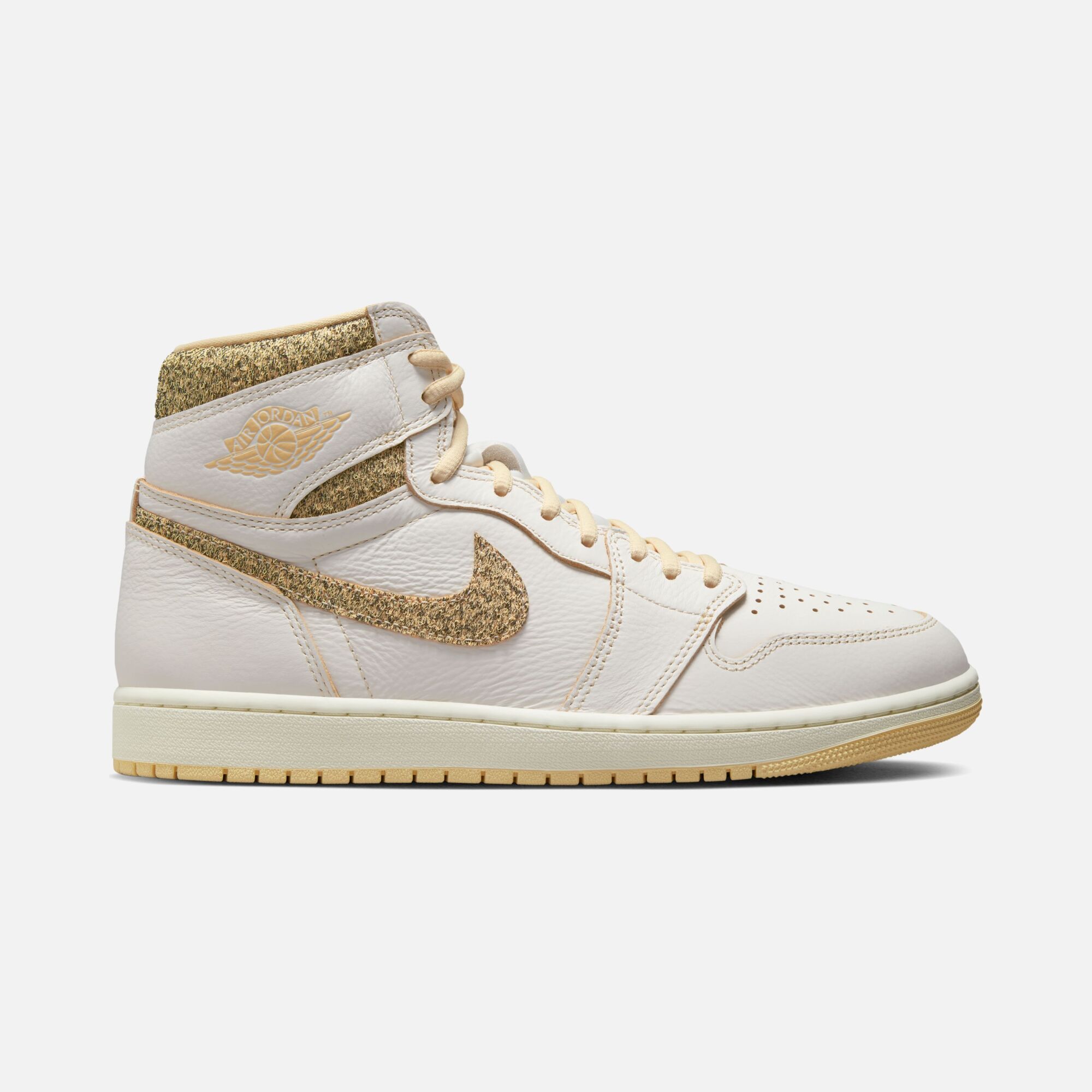 Nike Air Jordan 1 Retro High OG Craft ''Sail and Pale Vanilla'' Erkek Spor Ayakkabı