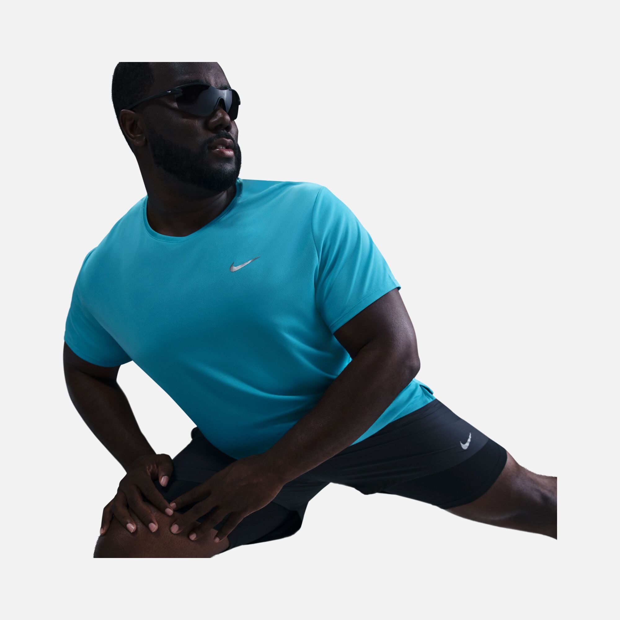 Nike Dri-Fit UV Miler Running Short-Sleeve Erkek Tişört