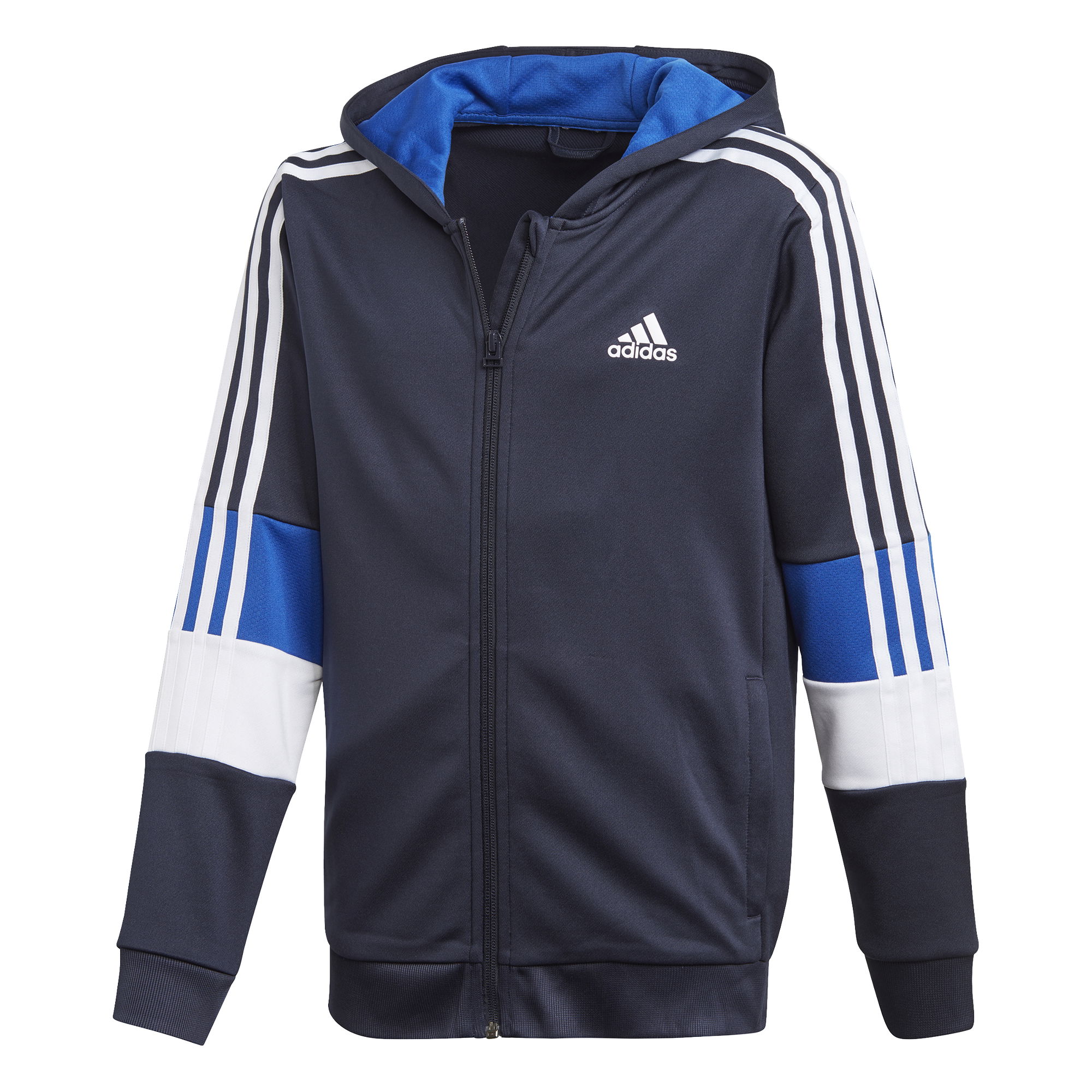 adidas Must Haves AEROREADY 3-Stripes Full-Zip Hoodie Çocuk Sweatshirt