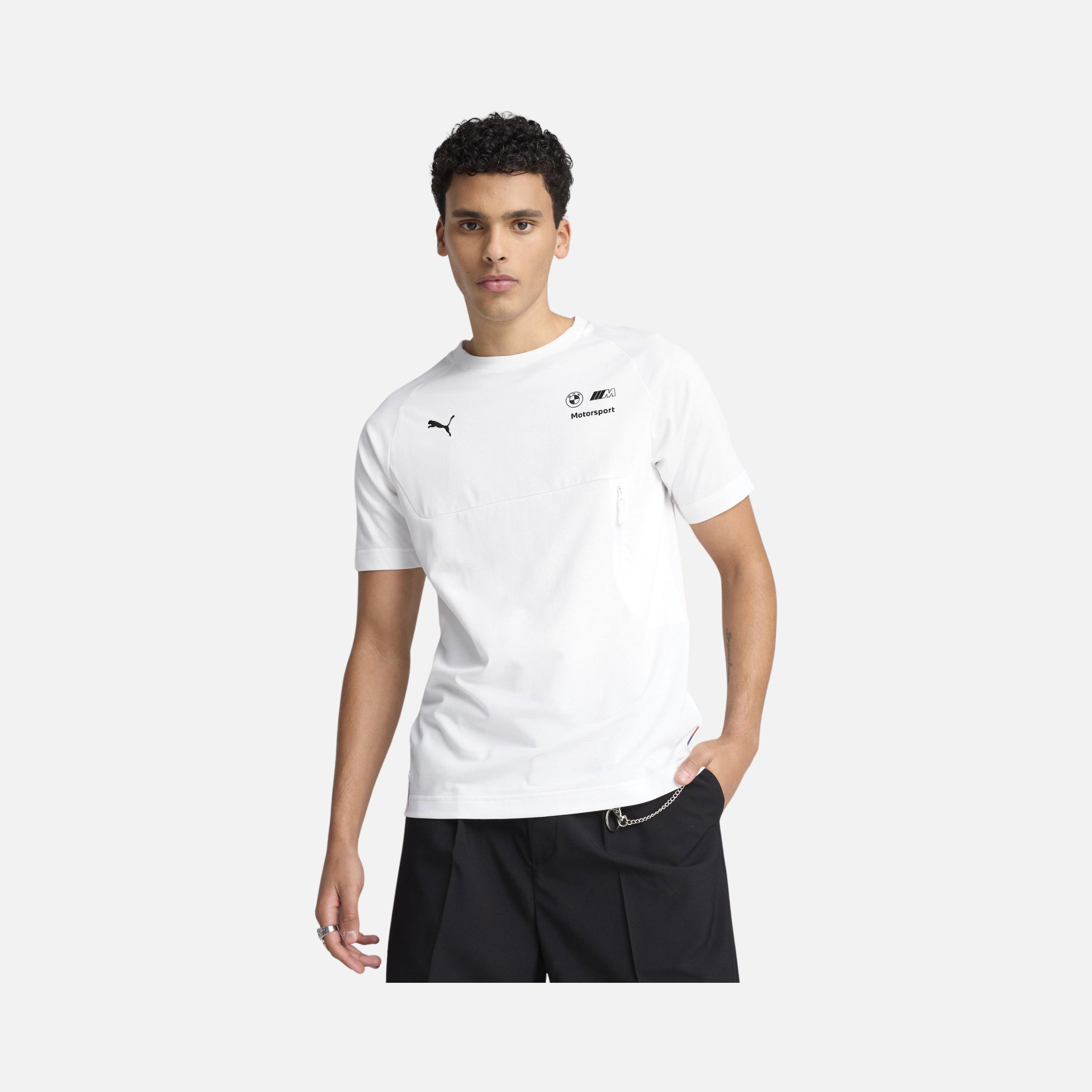Puma BMW M Motorsport Tech DryCELL Short-Sleeve Erkek Tişört