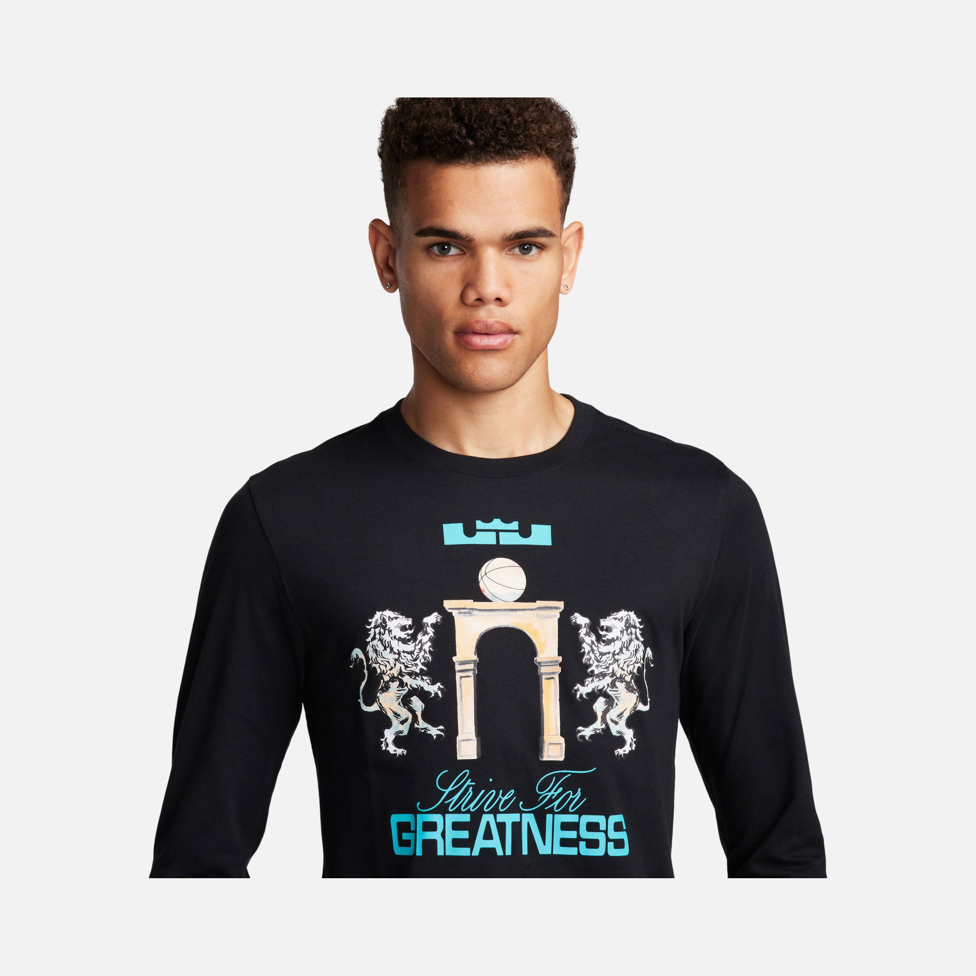 Nike LeBron Signature ''by artist Jacob Rochester'' Long-Sleeve Erkek Tişört