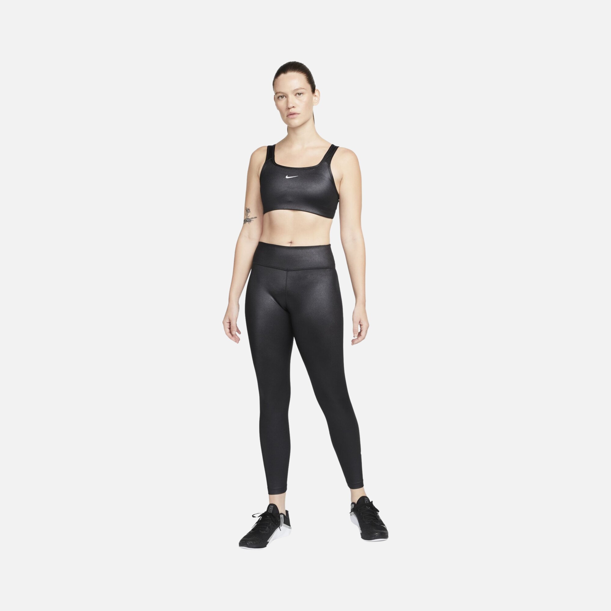 Nike Dri-Fit Medium-Support 1-Piece Pad Shine Sports Kadın Bra