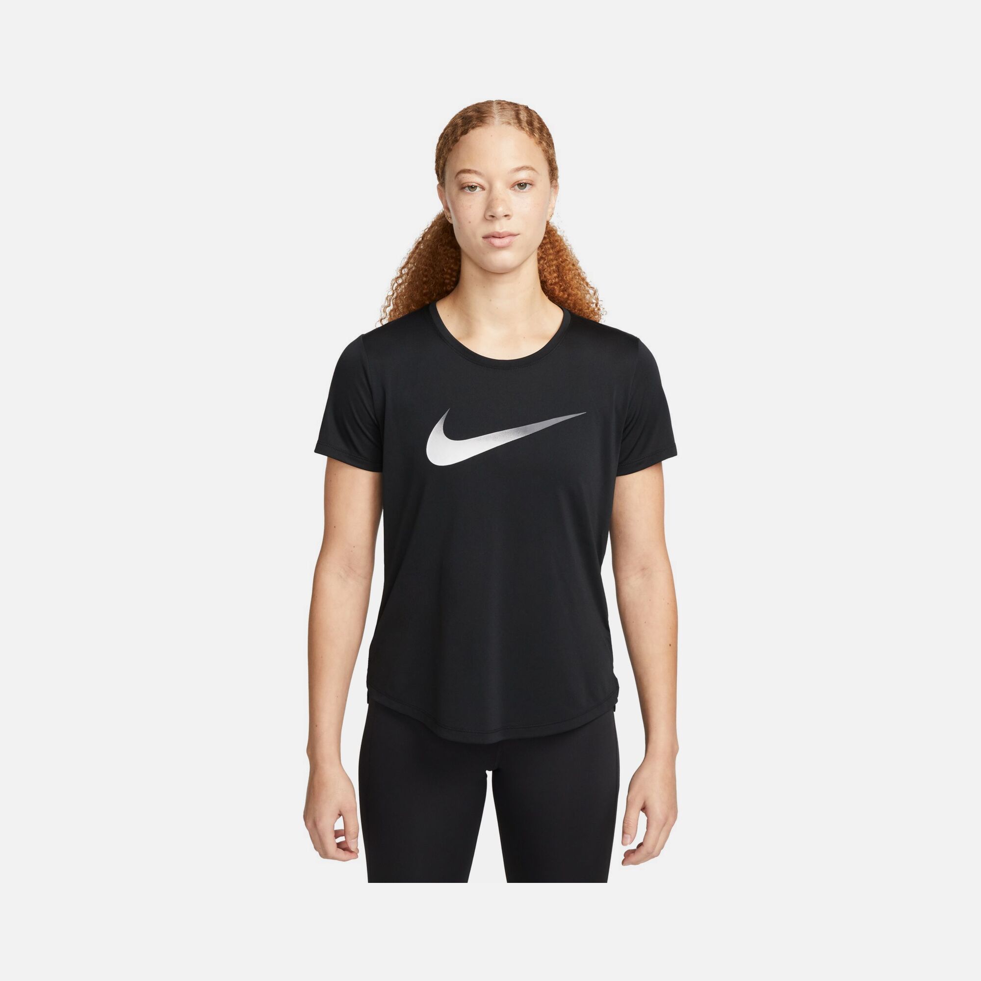 Nike Dri-Fit One Swoosh Graphic Running Short-Sleeve Kadın Tişört