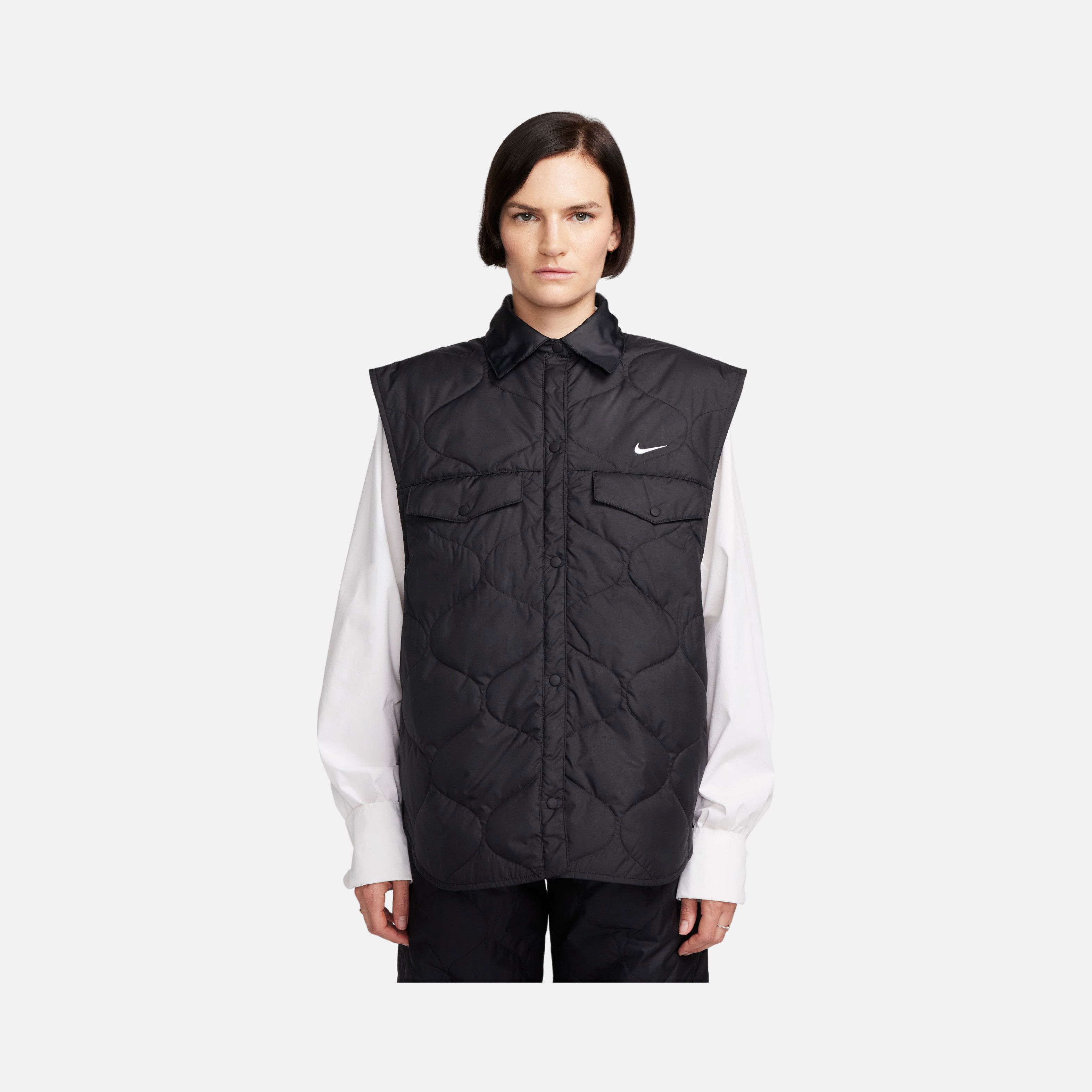 Nike Sportswear Essential Quilting Fabric Full-Snap Kadın Yelek