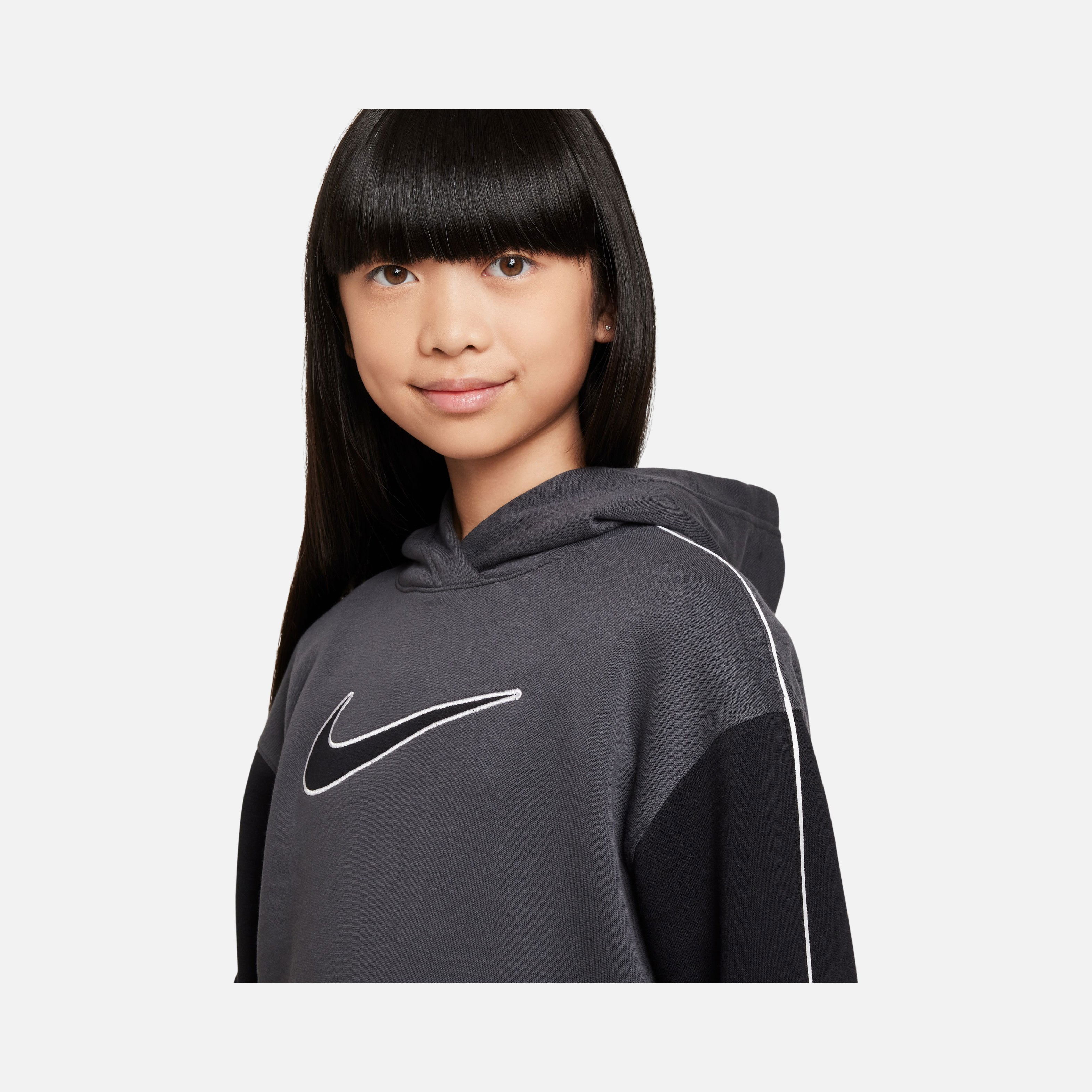 Nike Sportswear Oversized Fleece Pullover Hoodie (Girls') Çocuk Sweatshirt