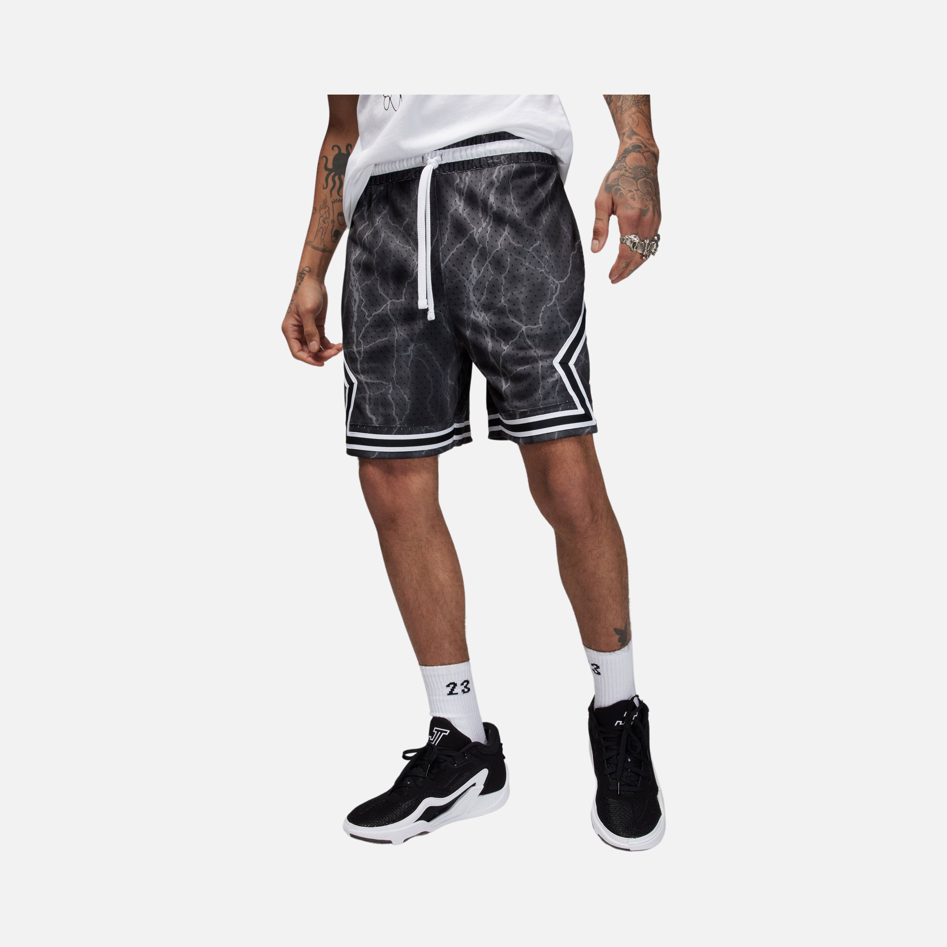 Nike Jordan Dri-Fit All-Over Printed Sport Diamond Basketball Erkek Şort