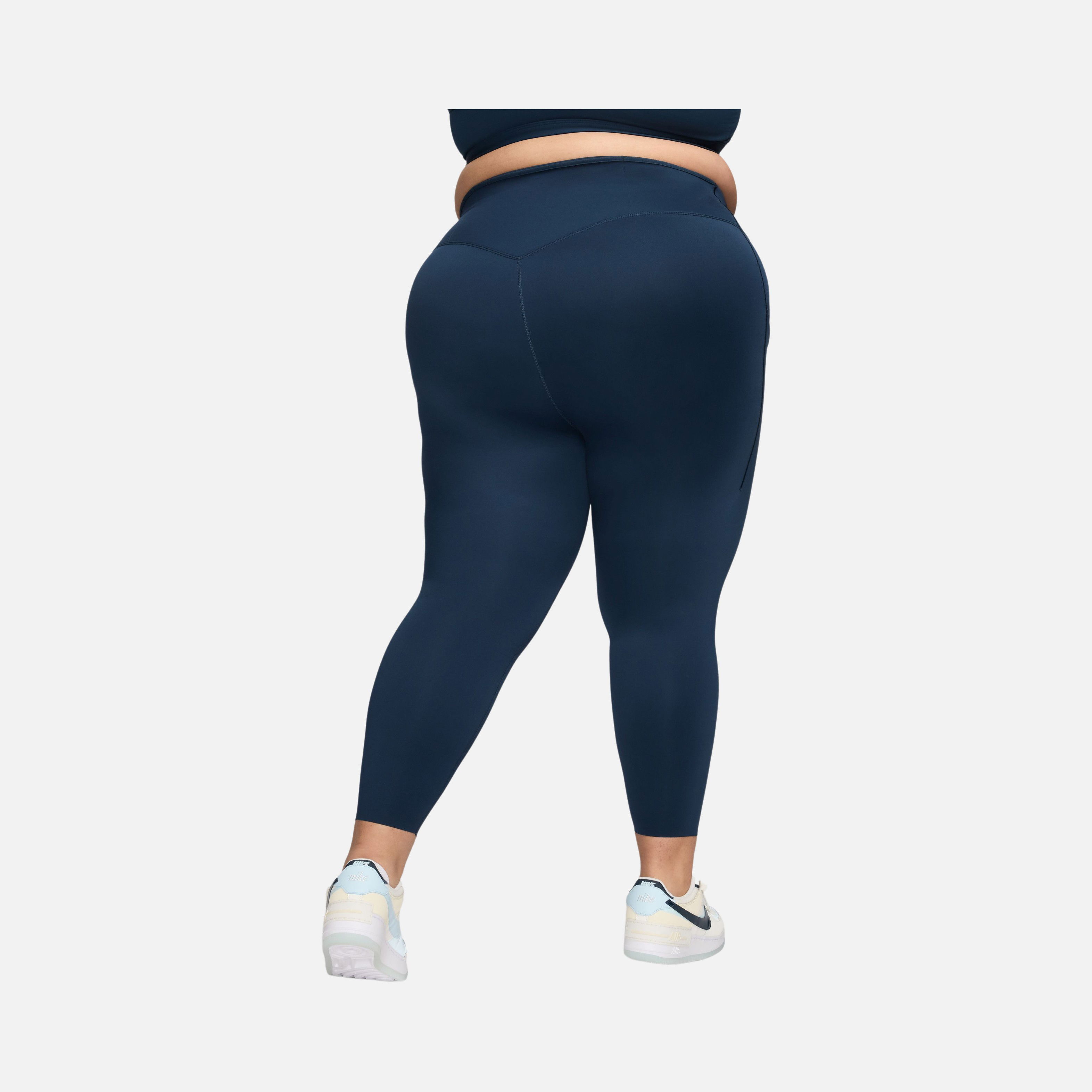 Nike Go Firm-Support High-Waisted 7/8 Training (Plus-Size) Kadın Tayt