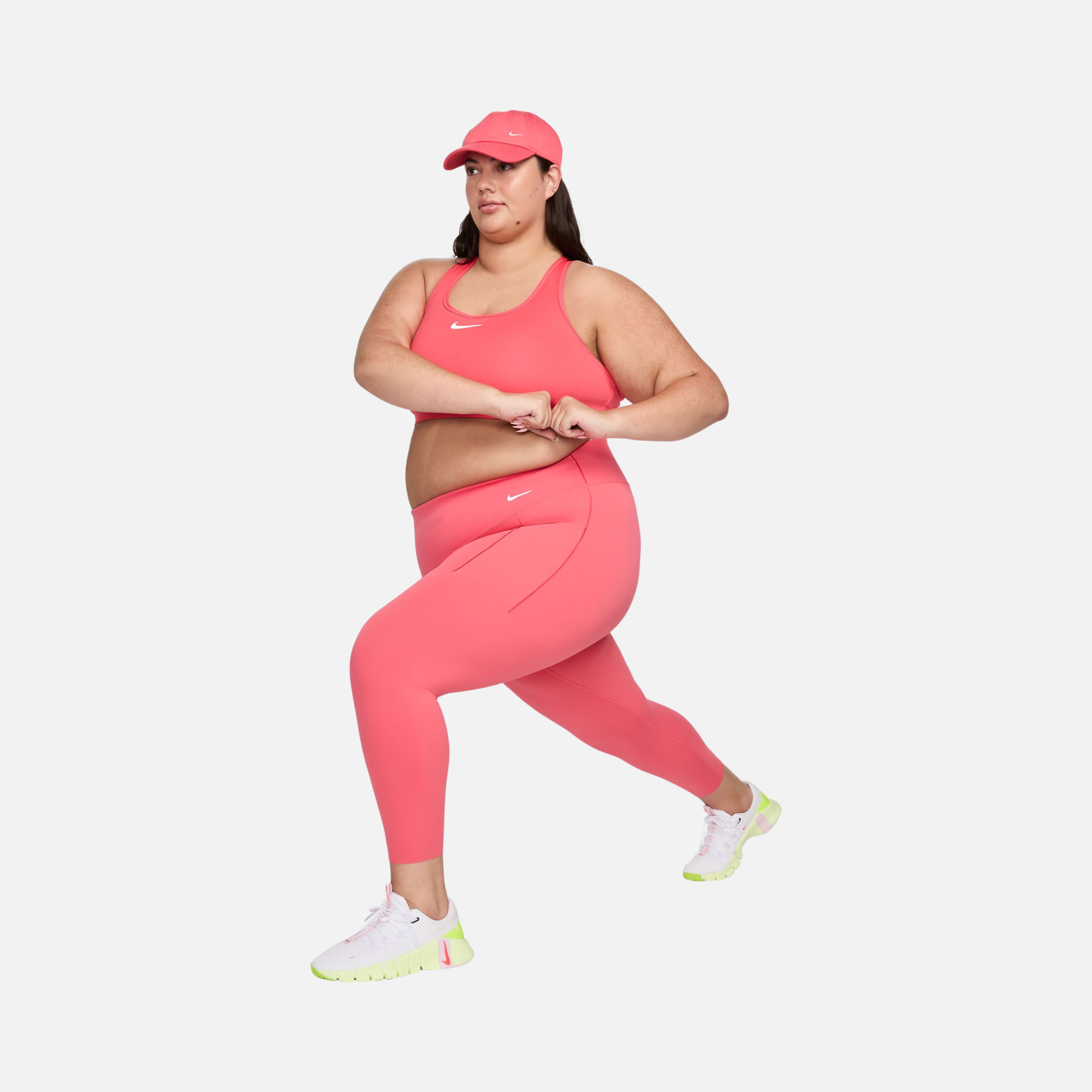 Nike Universa Medium-Support High-Waisted 7/8 Training (Plus Size) Kadın Tayt