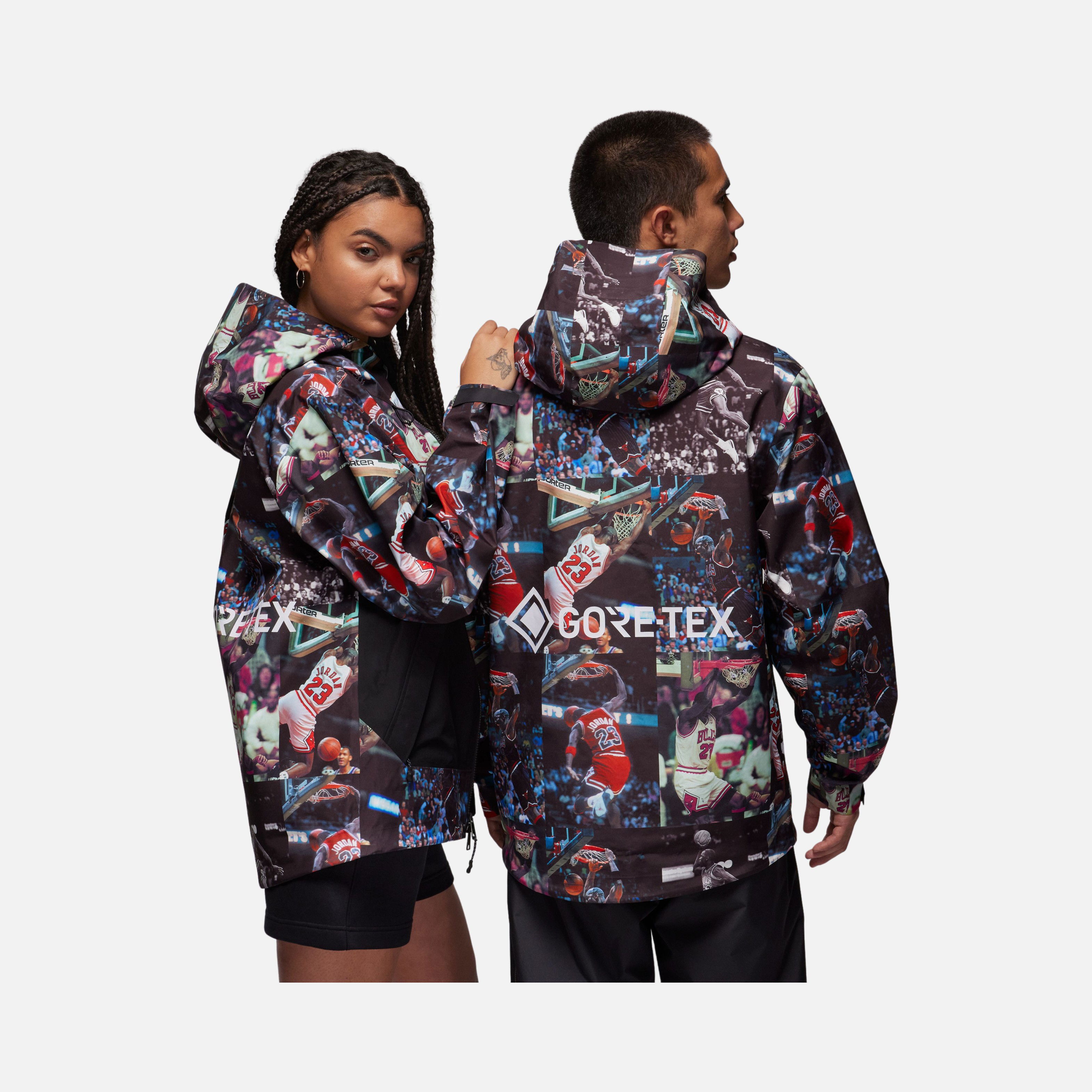 Nike Jordan Flight Heritage Gore-Tex Full-Zip Hoodie Erkek Ceket