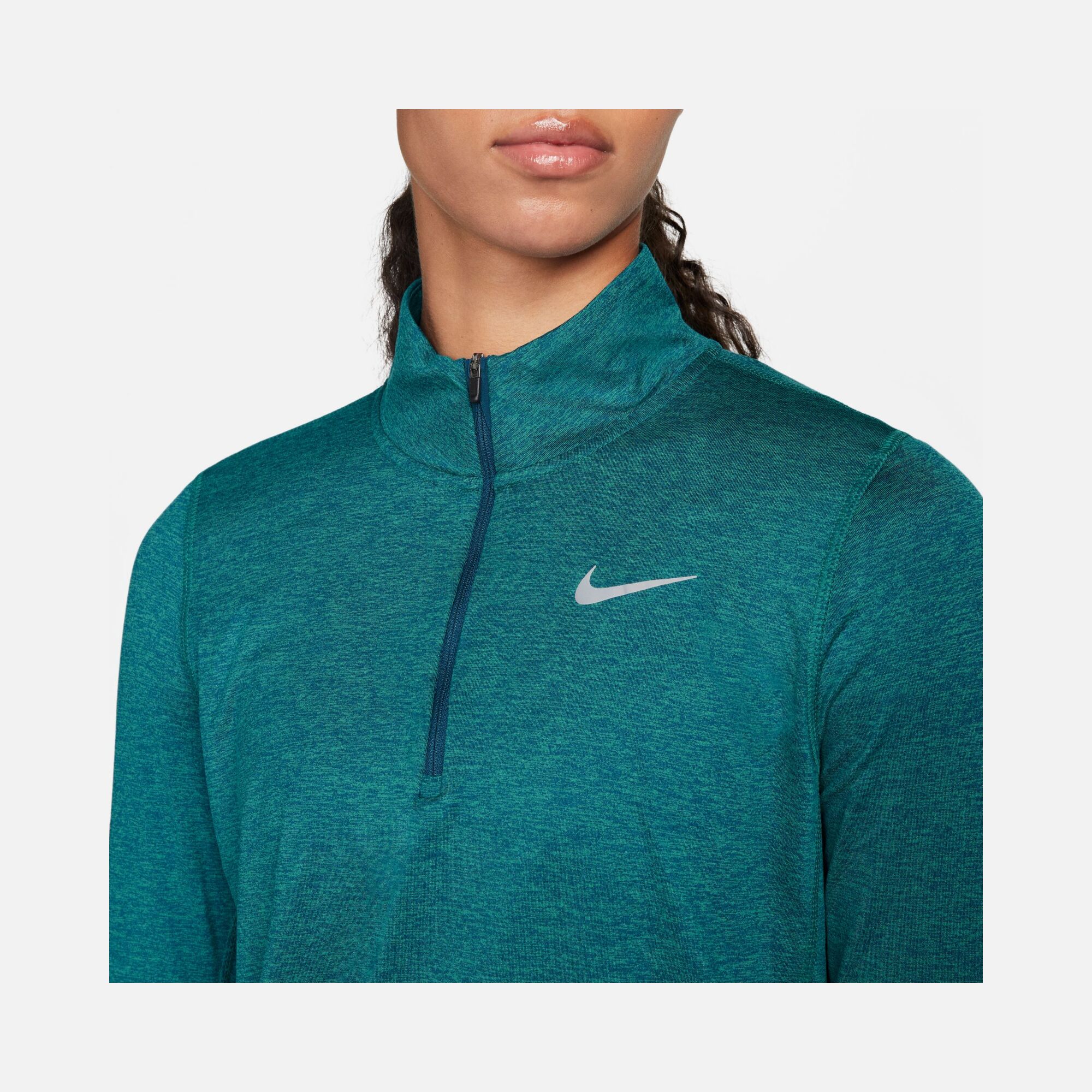 Nike Element 1/2-Zip Running Long-Sleeve Kadın Tişört