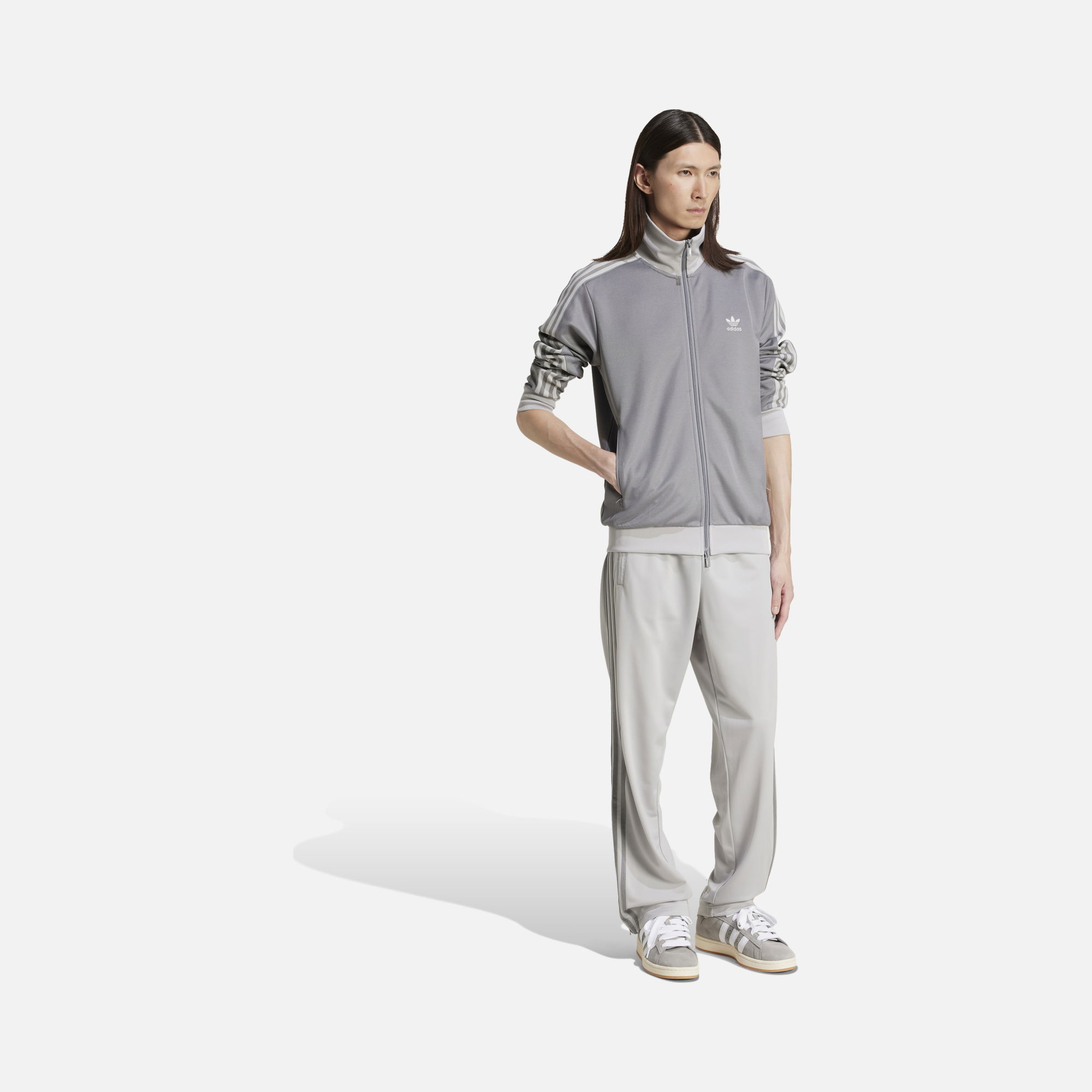 adidas Originals Adicolor Classics Beckenbauer 3-Stripes Full-Zip Erkek Ceket