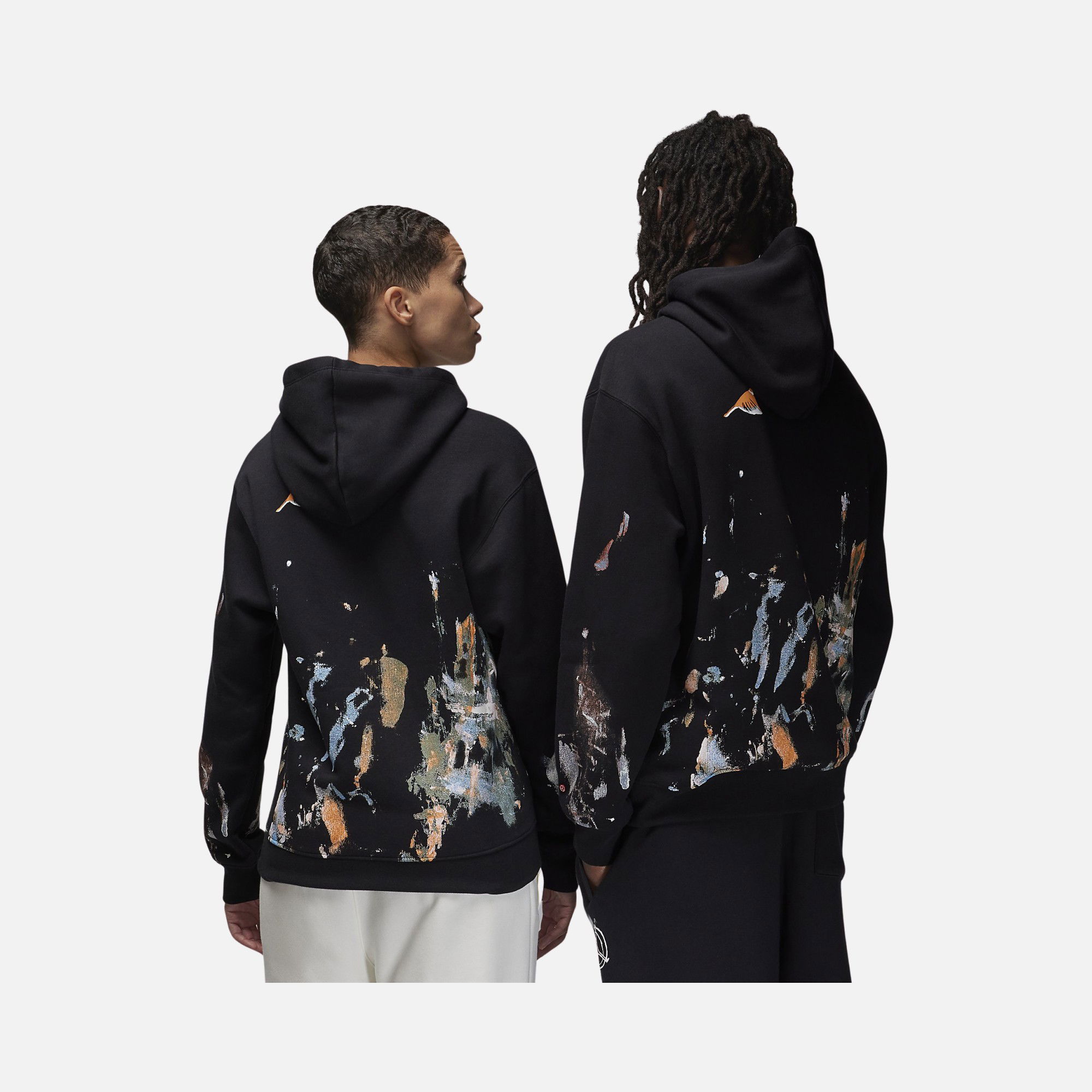 Nike Jordan Flight Artist Series by Jammie Holmes Fleece Hoodie Erkek Sweatshirt