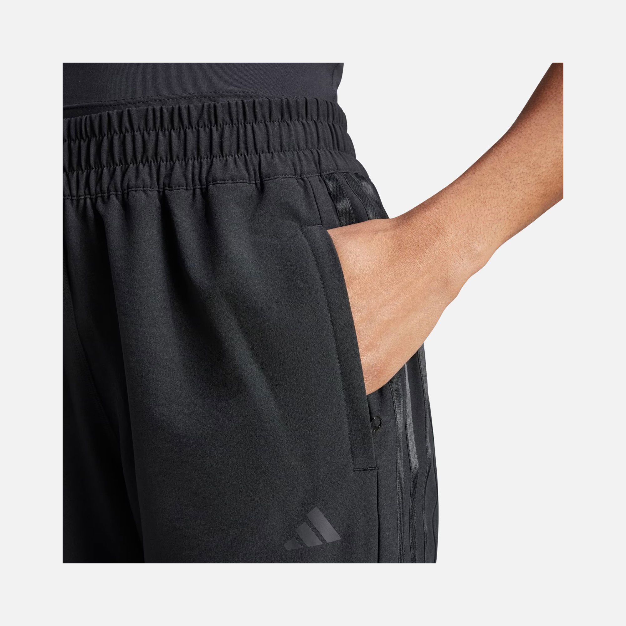 adidas Pacer All Gym 3-Stripes Woven Mid-Rise Training Kadın Eşofman Altı