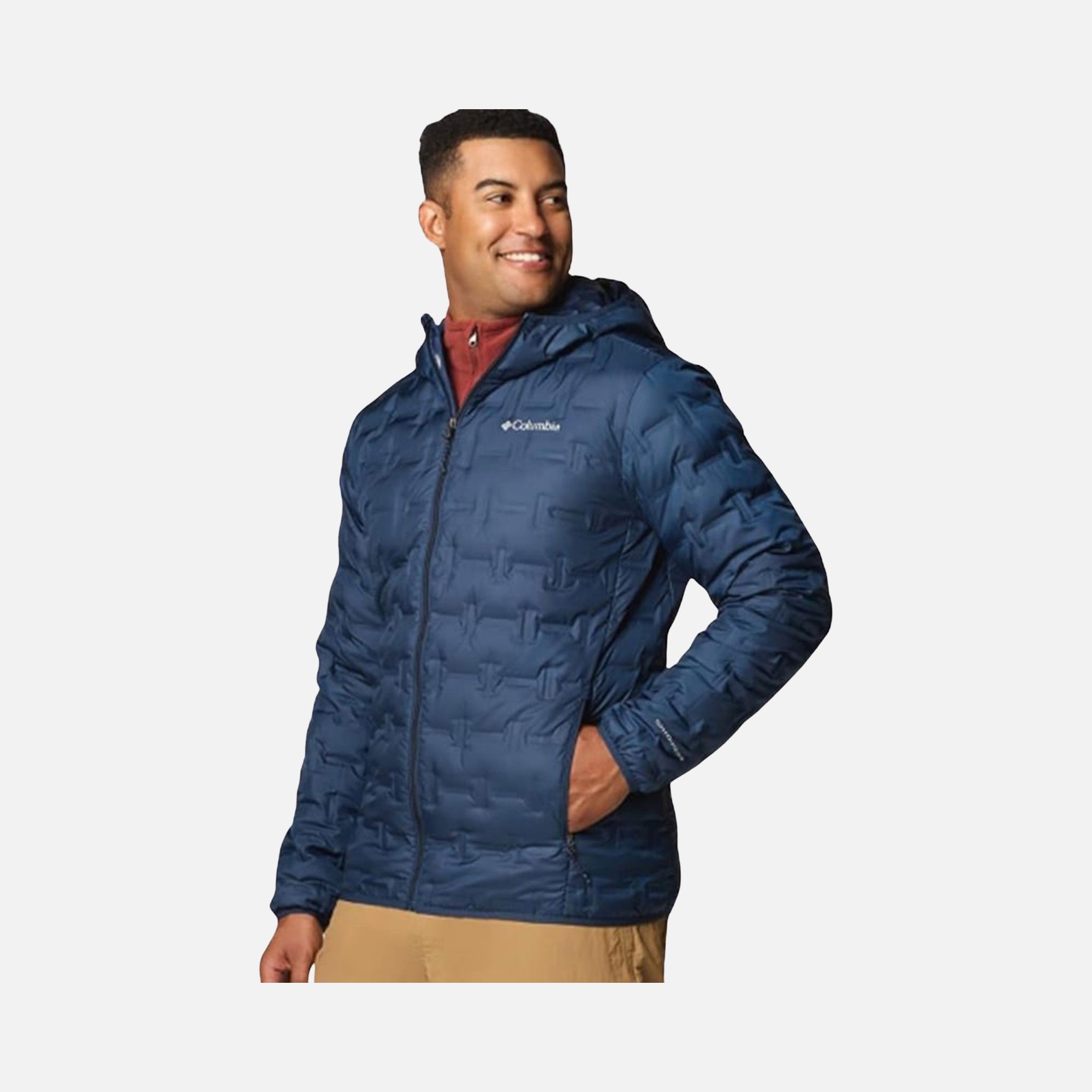 Columbia Delta Ridge II Down Full-Zip Hoodie Erkek Mont