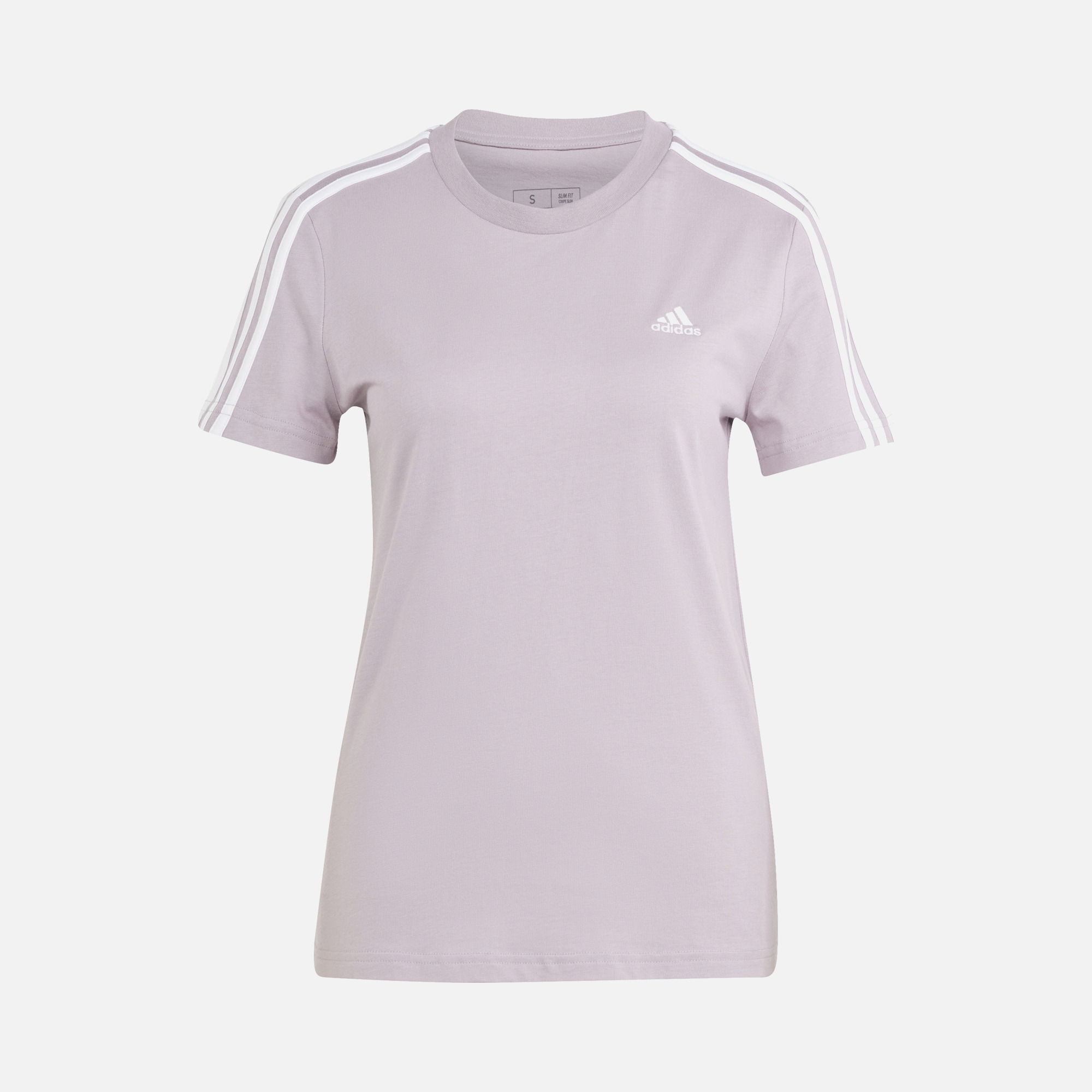 adidas Essentials Slim 3-Stripes Short-Sleeve Kadın Tişört