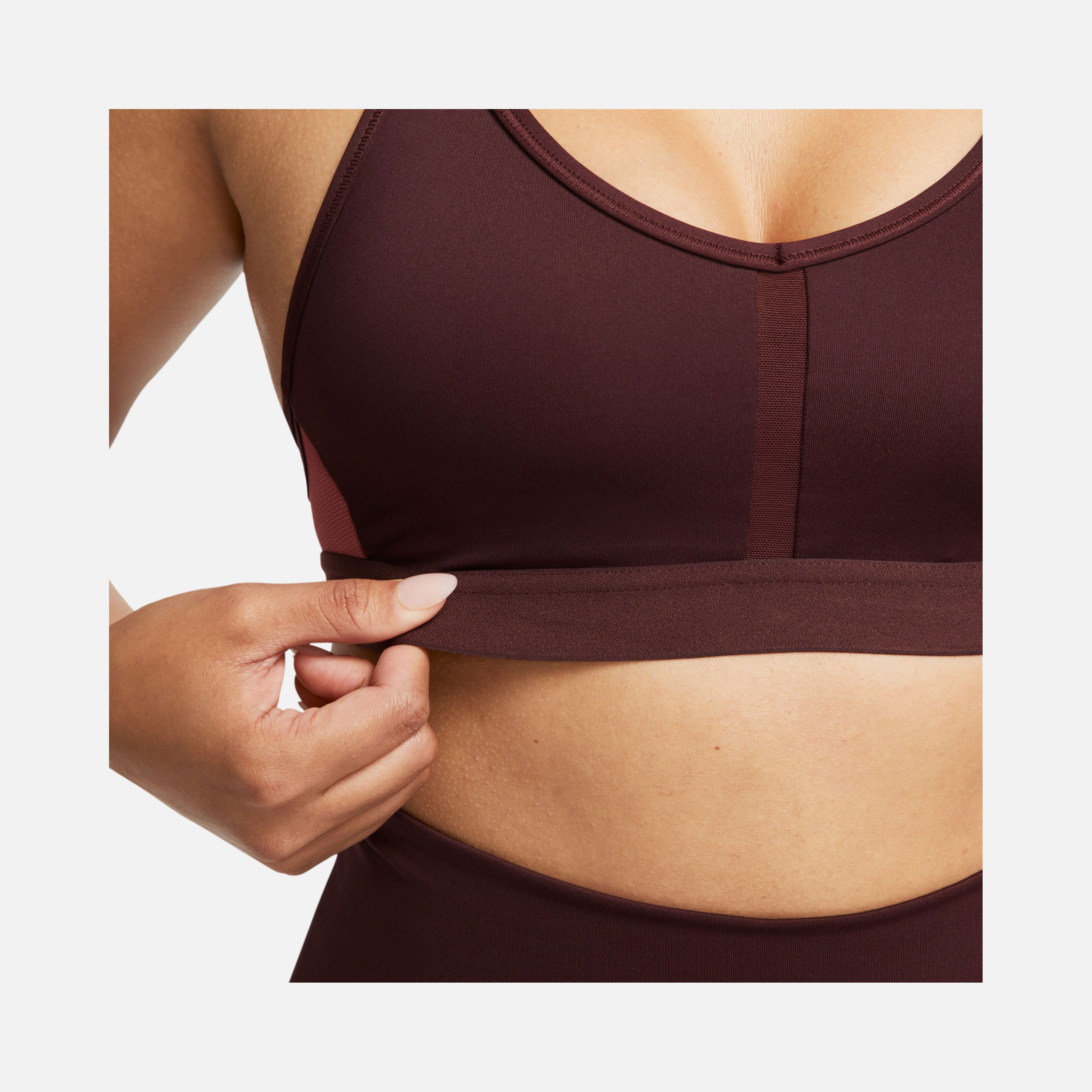 Nike Dri-Fit Indy V Neck Light-Support Sports Training Kadın Bra