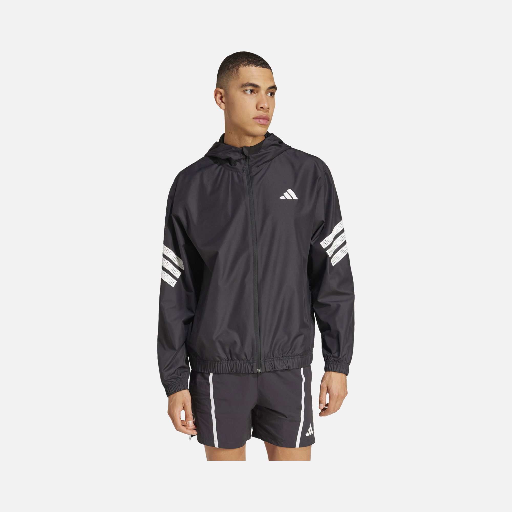 adidas Climacool Windbreaker 3 Perforated Stripes Gym & Training Full-Zip Hooded Erkek Ceket