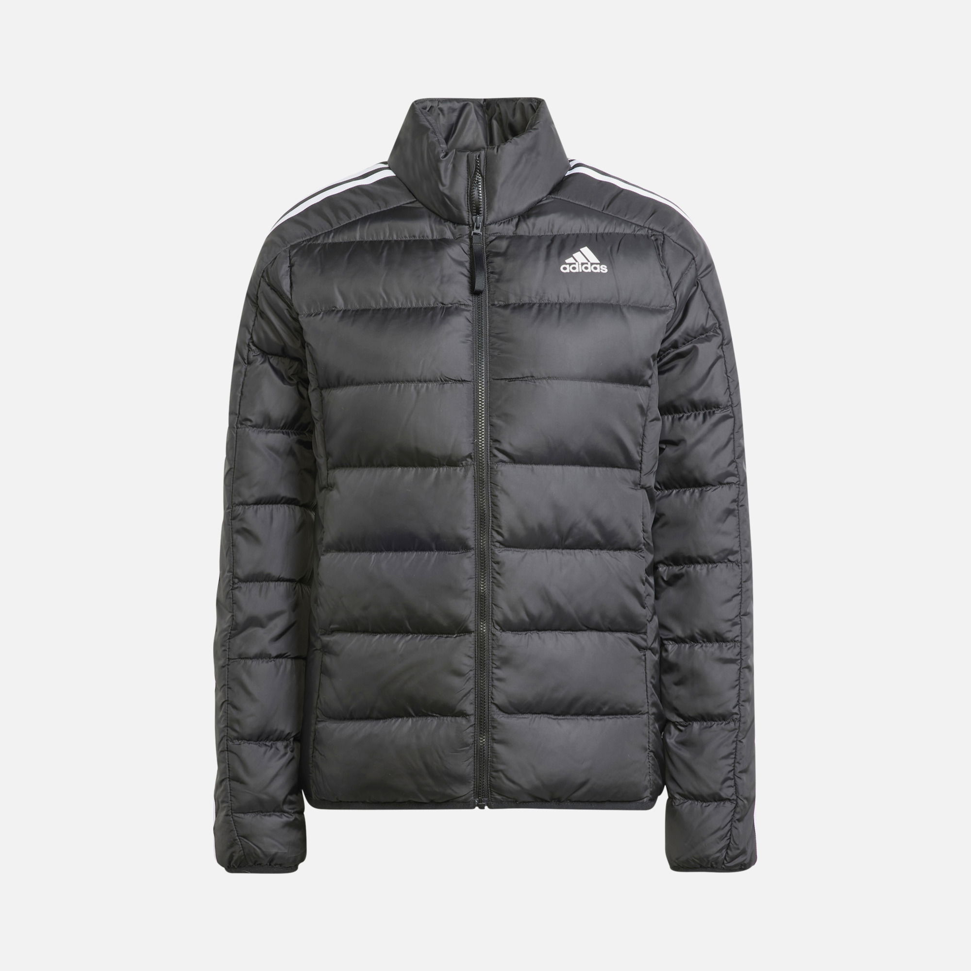 adidas Essentials 3-Stripes Light Down Full-Zip Hoodie Kadın Ceket