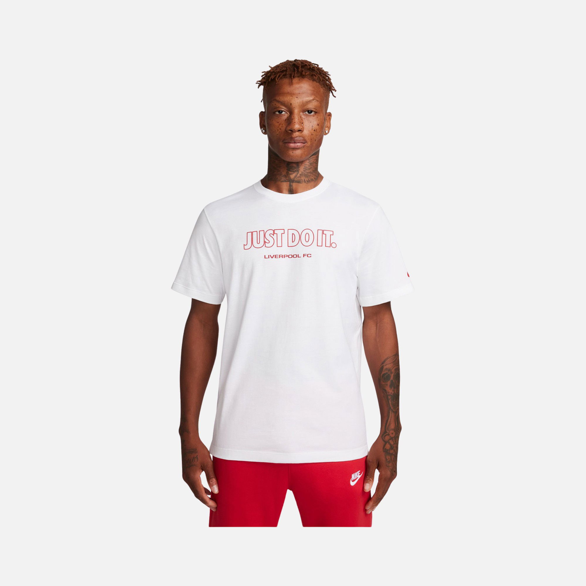 Nike Liverpool FC Just Do It Graphic Short-Sleeve Erkek Tişört