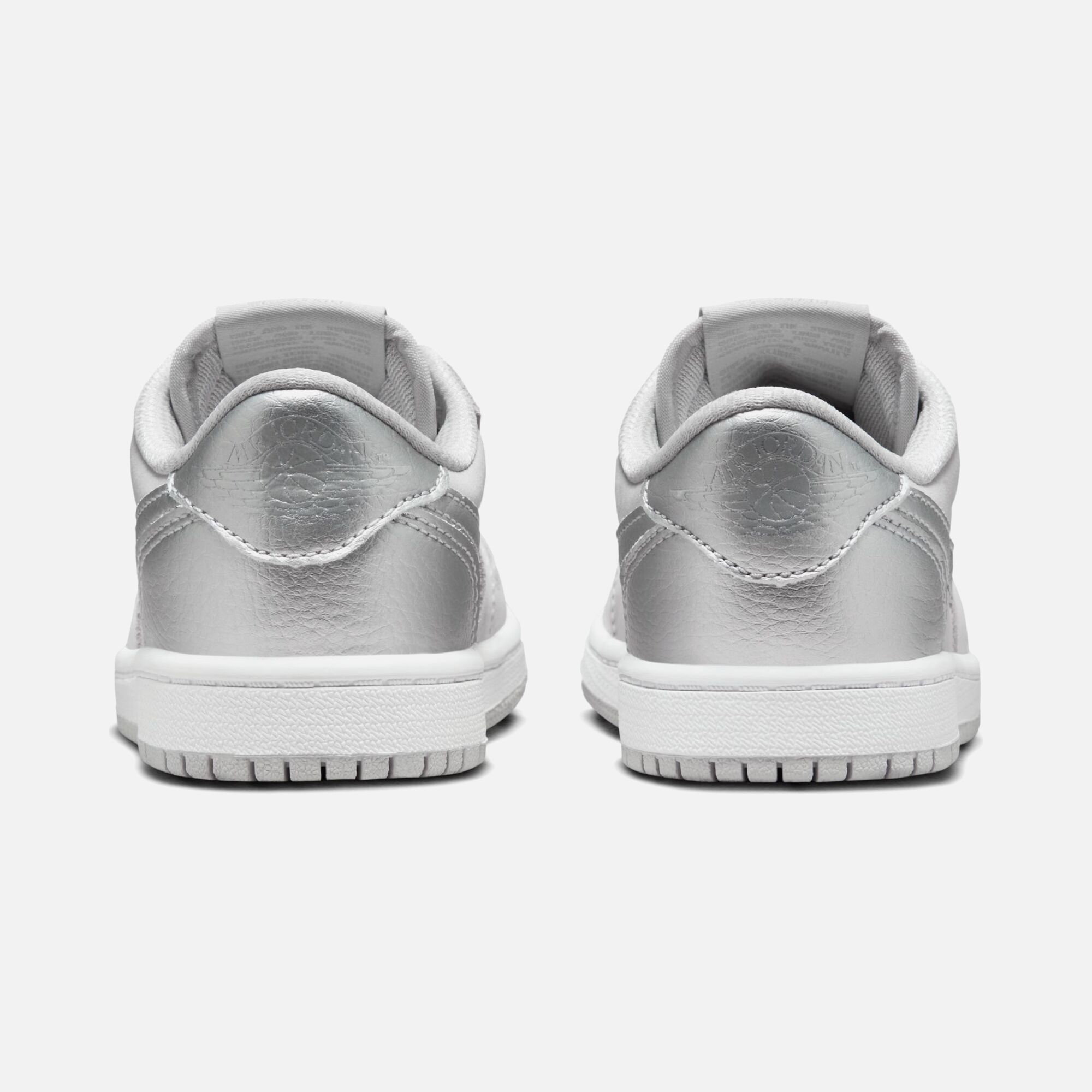 Nike Jordan 1 Retro Low OG ''Metallic Silver Leather Version'' (PS) Çocuk Spor Ayakkabı