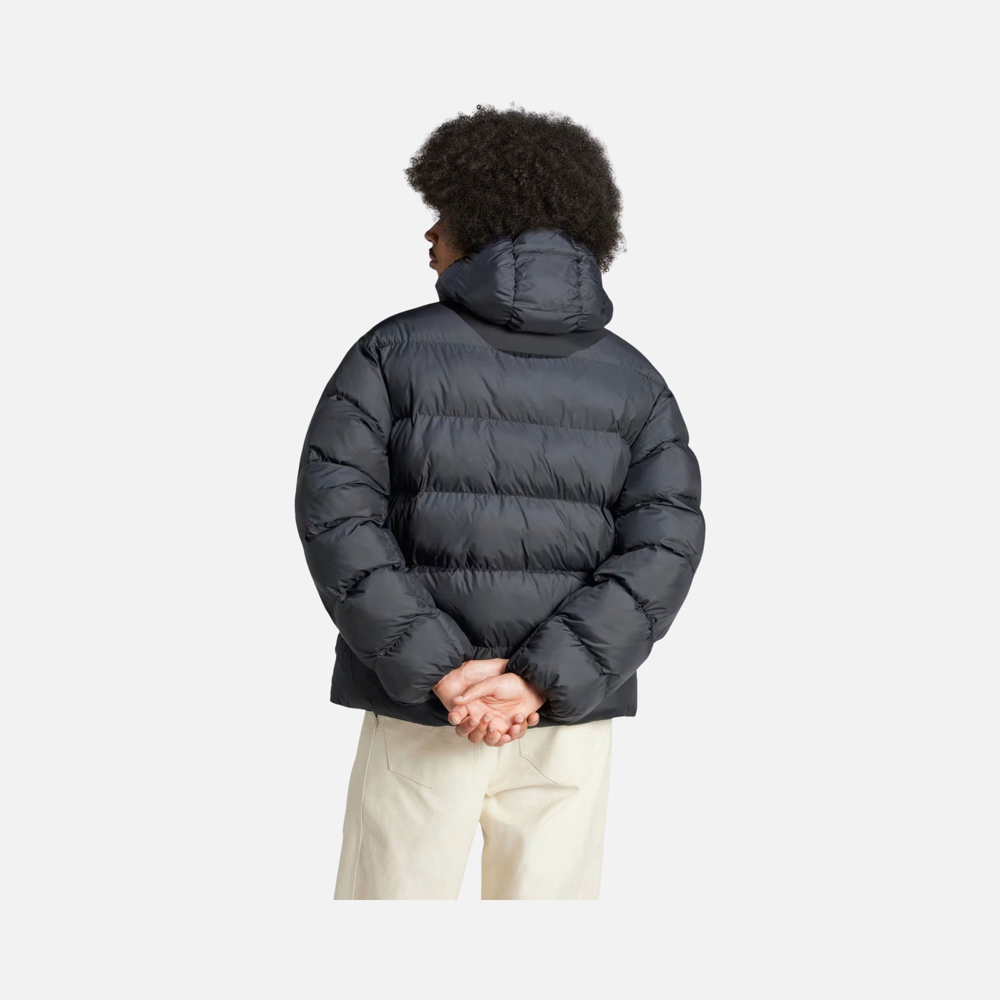 adidas Sportswear Tonal Commercial Puffer Full-Zip Hoodie Erkek Mont