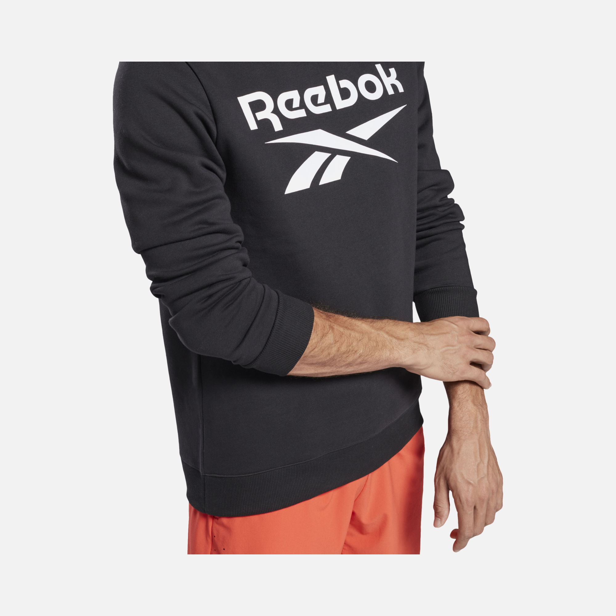 Reebok Identity Fleece Crew Erkek Sweatshirt