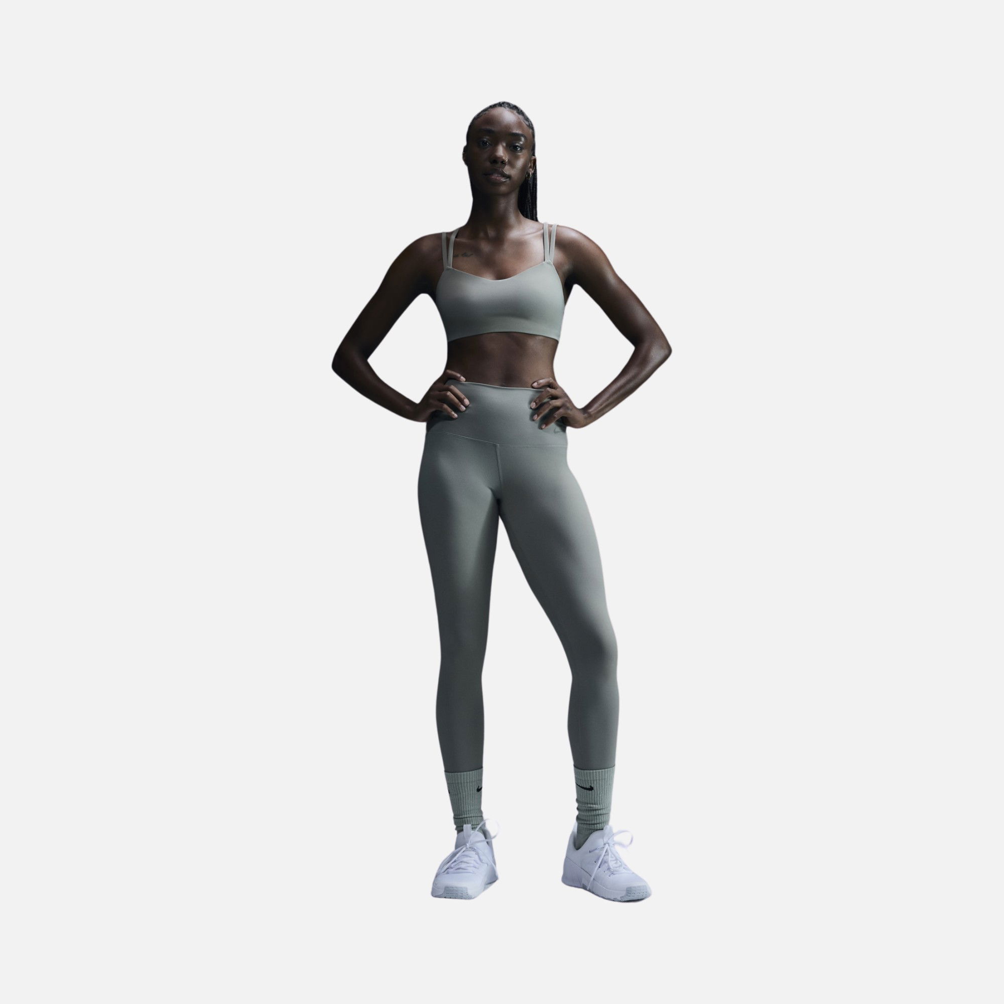 Nike Dri-Fit Zenvy Gentle-Support InfinaSoft High-Waisted 7/8 Training Kadın Tayt