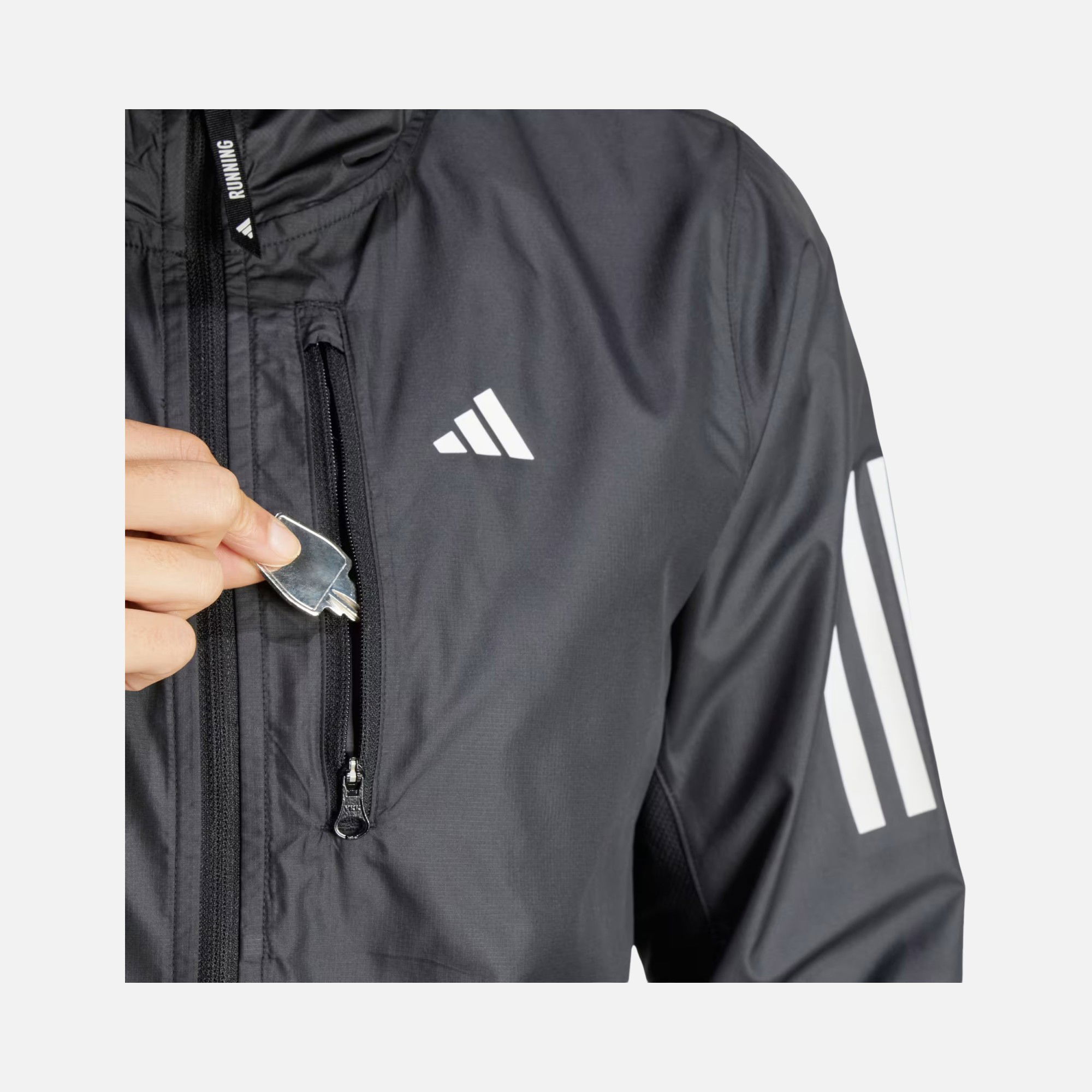 adidas WIND.RDY Own The Run Full-Zip Hoodie Kadın Ceket