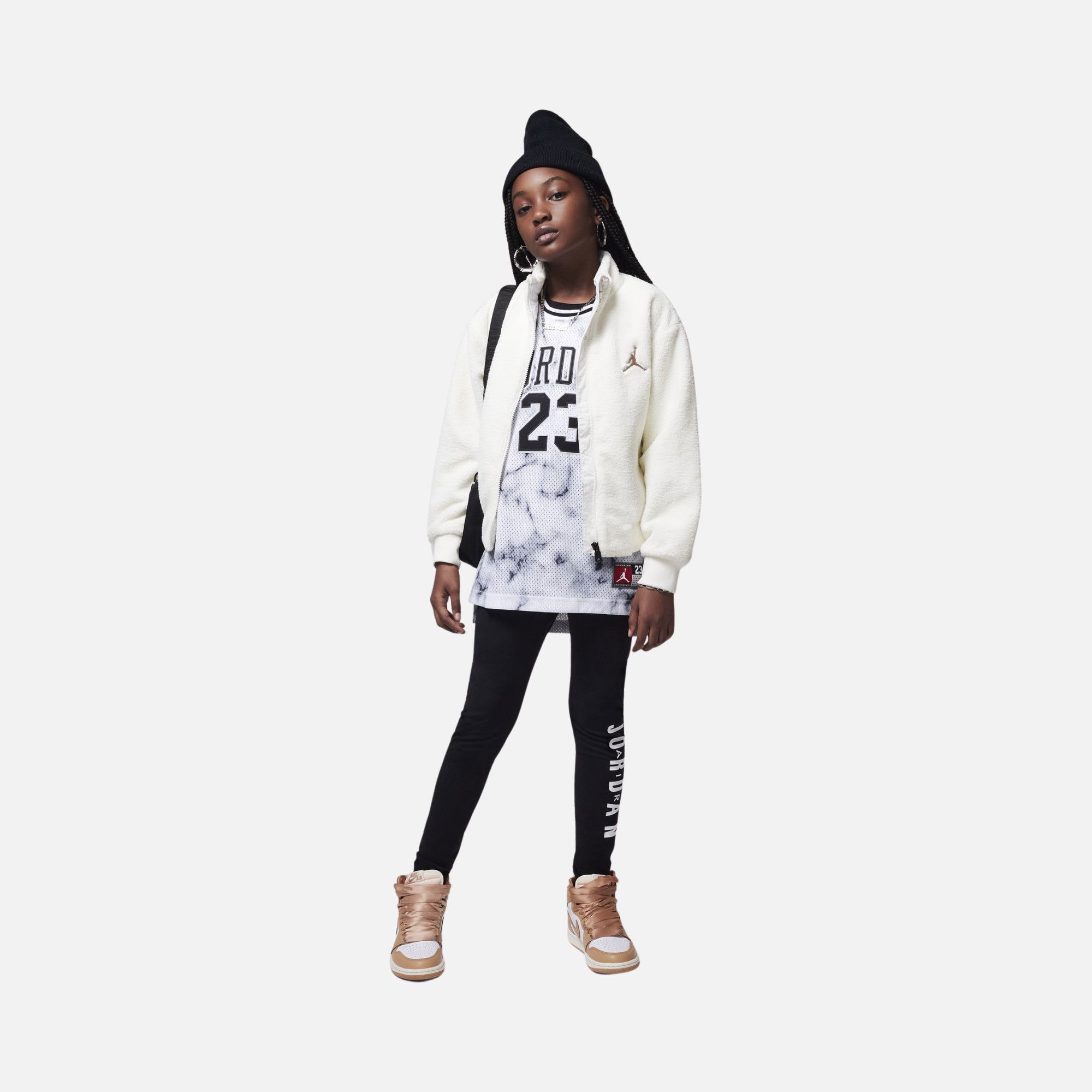 Nike Jordan Jumpman Sherpa Bomber Full-Zip (Girls') Çocuk Ceket
