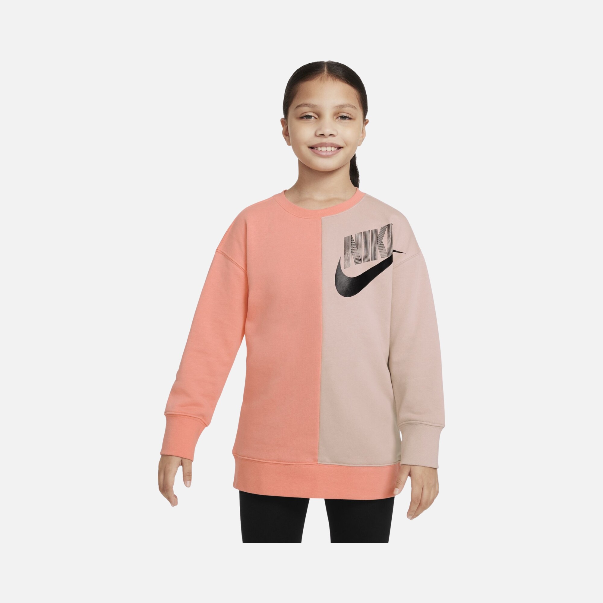 Nike Sportswear French Terry Color Block (Girls') Çocuk Sweatshirt