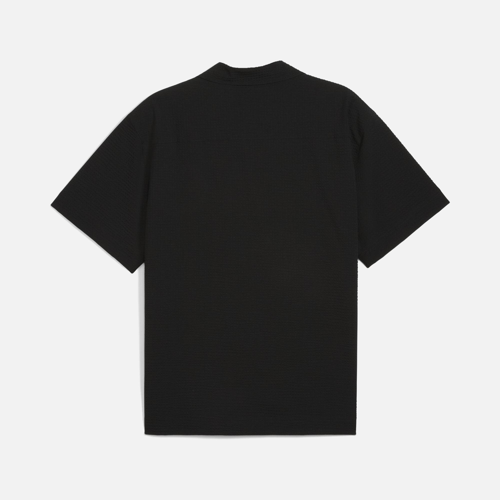 Puma Sportswear Wardrobe Essentials Relaxed Full-Buttoned Short-Sleeve Erkek Gömlek