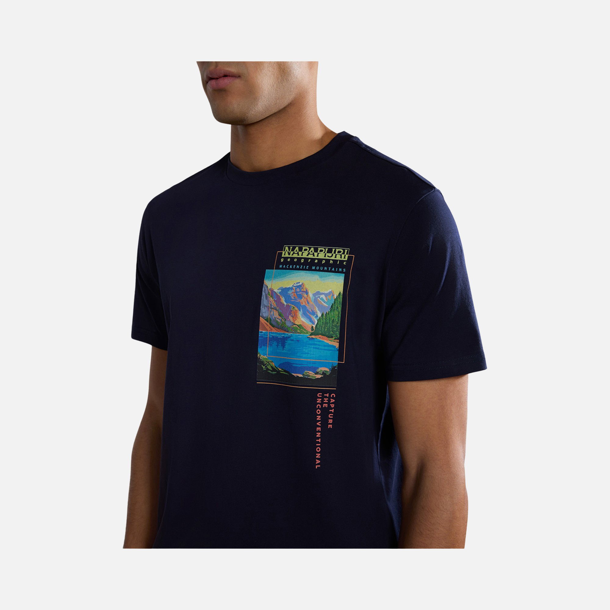 Napapijri Sportswear Canada Graphic Short-Sleeve Erkek Tişört