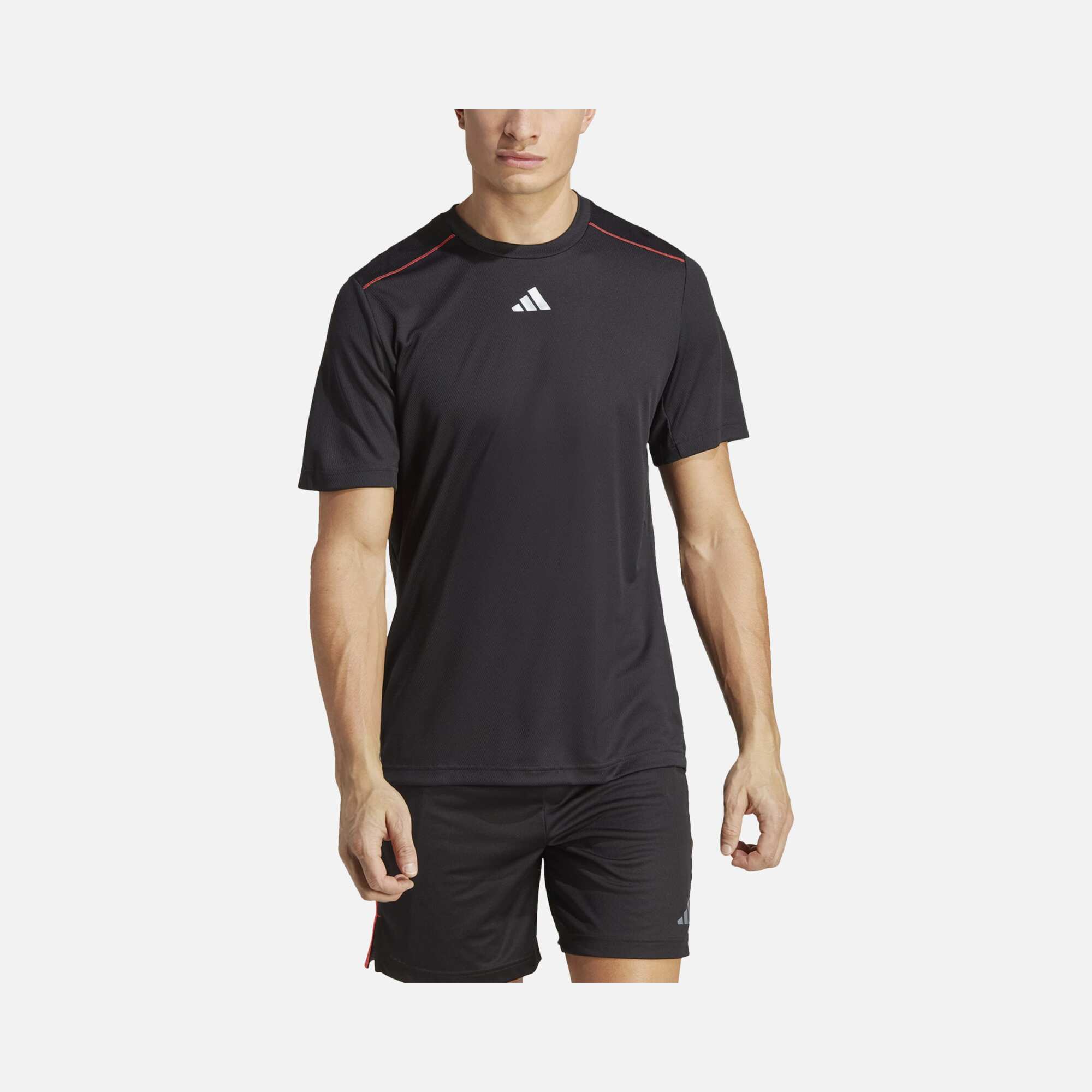adidas AEROREADY Workout Base Logo Training Short-Sleeve Erkek Tişört